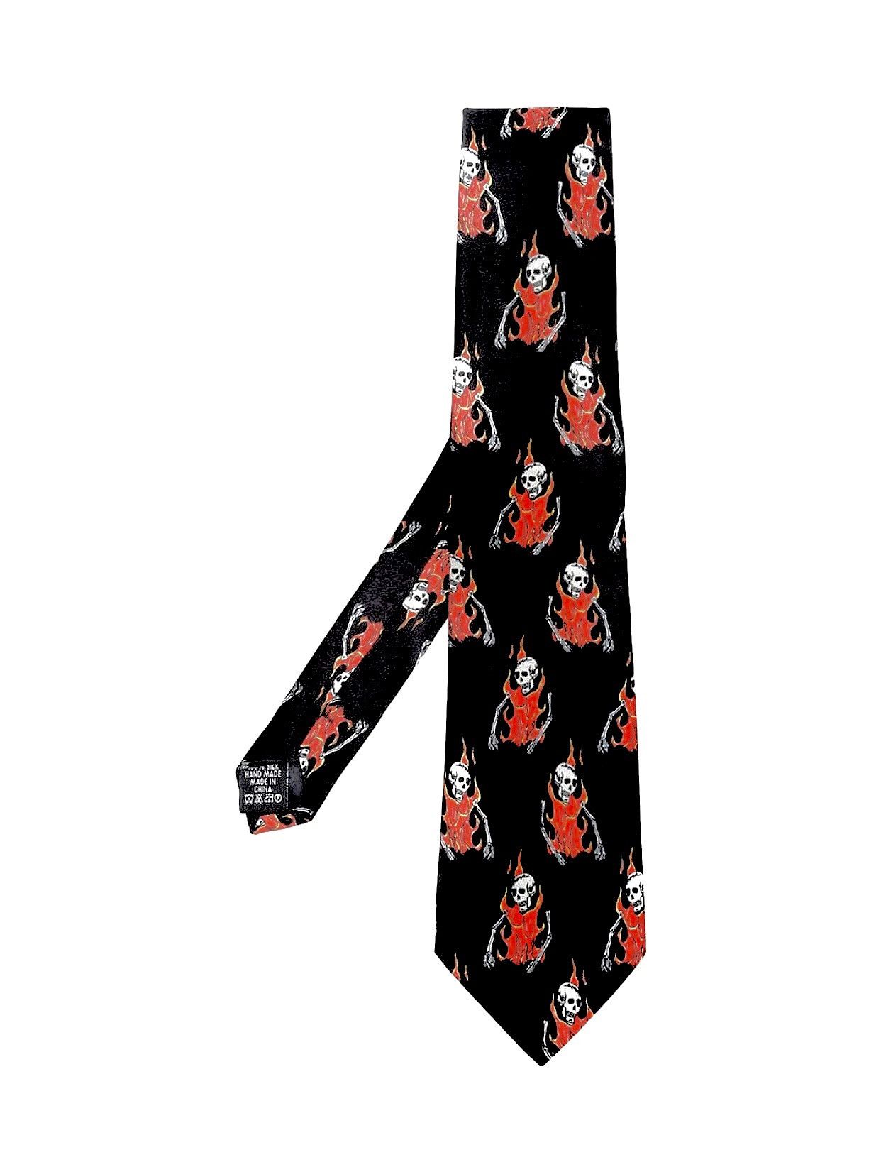SSS World Corp FLAMING SKELETON TIE Size ONE SIZE - 1 Thumbnail