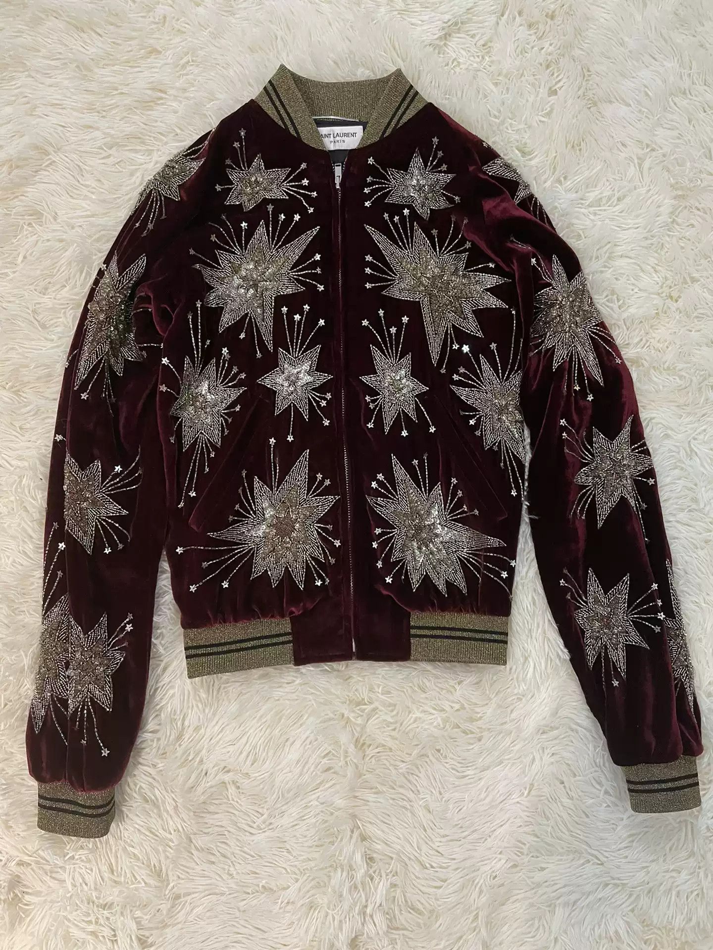 Saint Laurent Paris Saint Laurent slp Red firework jacket Size US XS / EU 42 / 0 - 2 Thumbnail