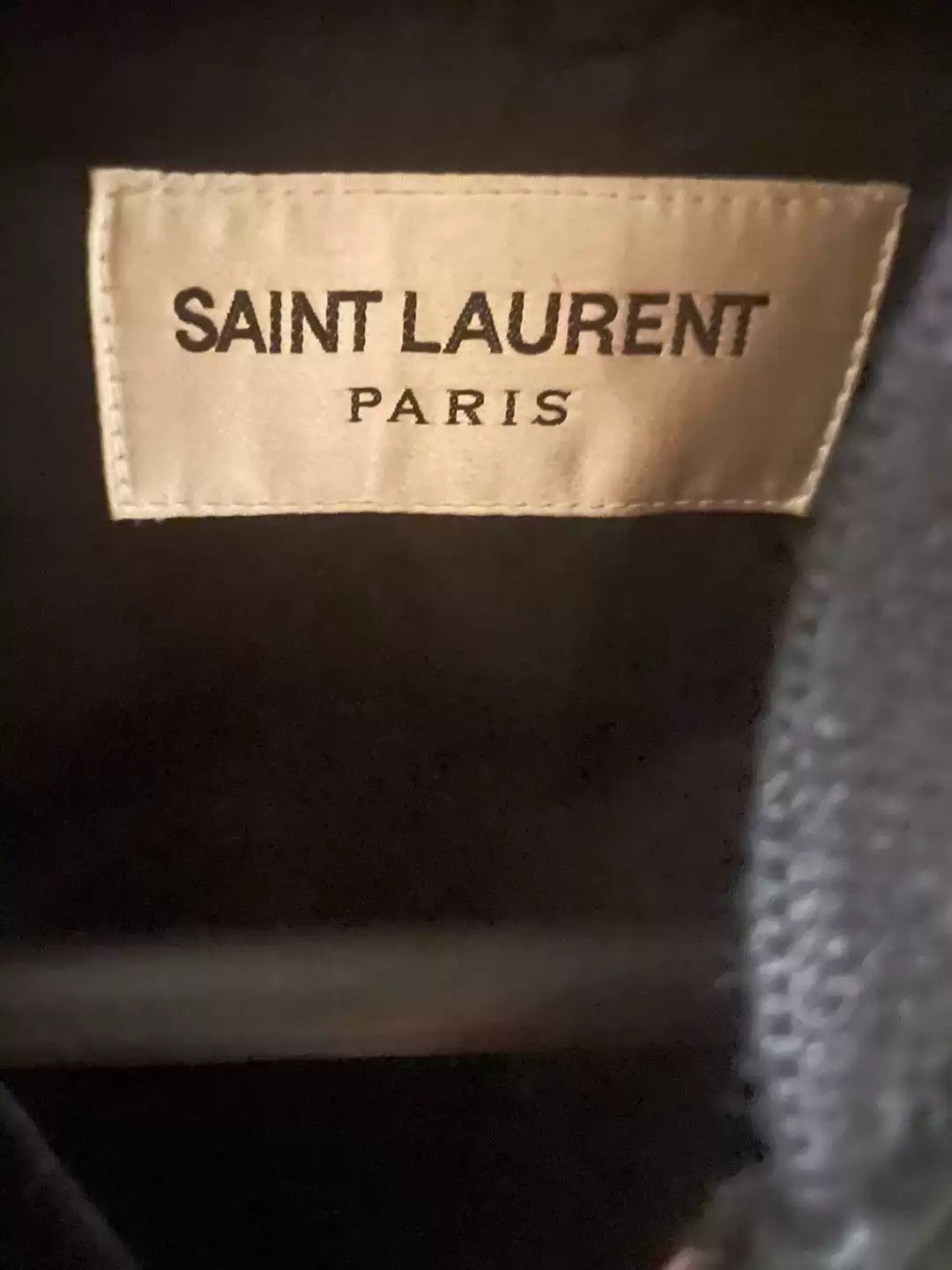 Saint Laurent Paris Saint Laurent Autumn/Winter black velvet rhinestone jacket Size US S / EU 44-46 / 1 - 2 Thumbnail