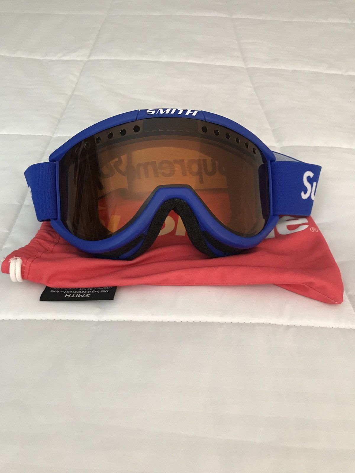 Supreme x Smith Snowboard / Ski Goggles - Blue FW15