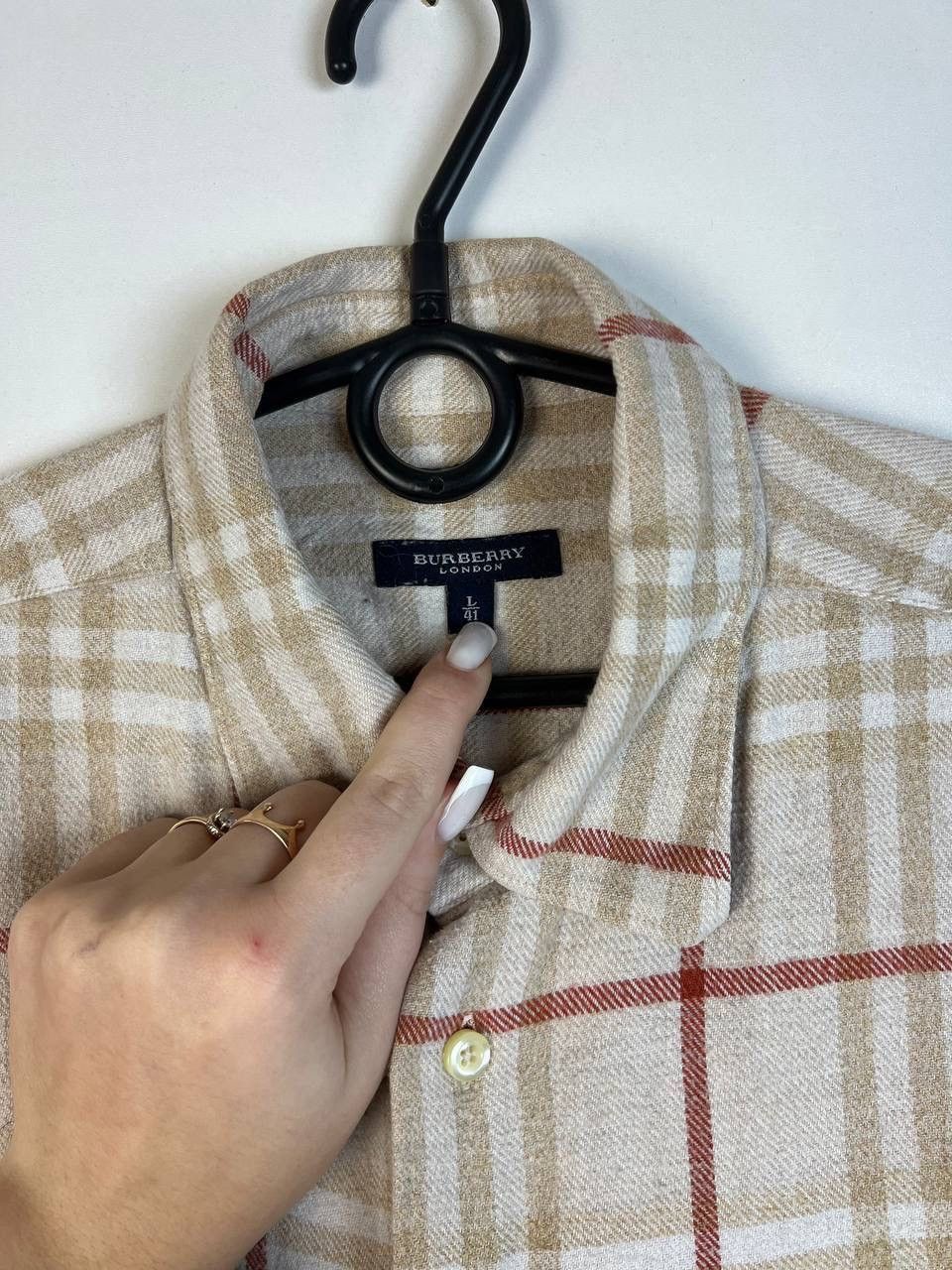 Vintage Burberry vintage shirt size L Size US L / EU 52-54 / 3 - 2 Thumbnail