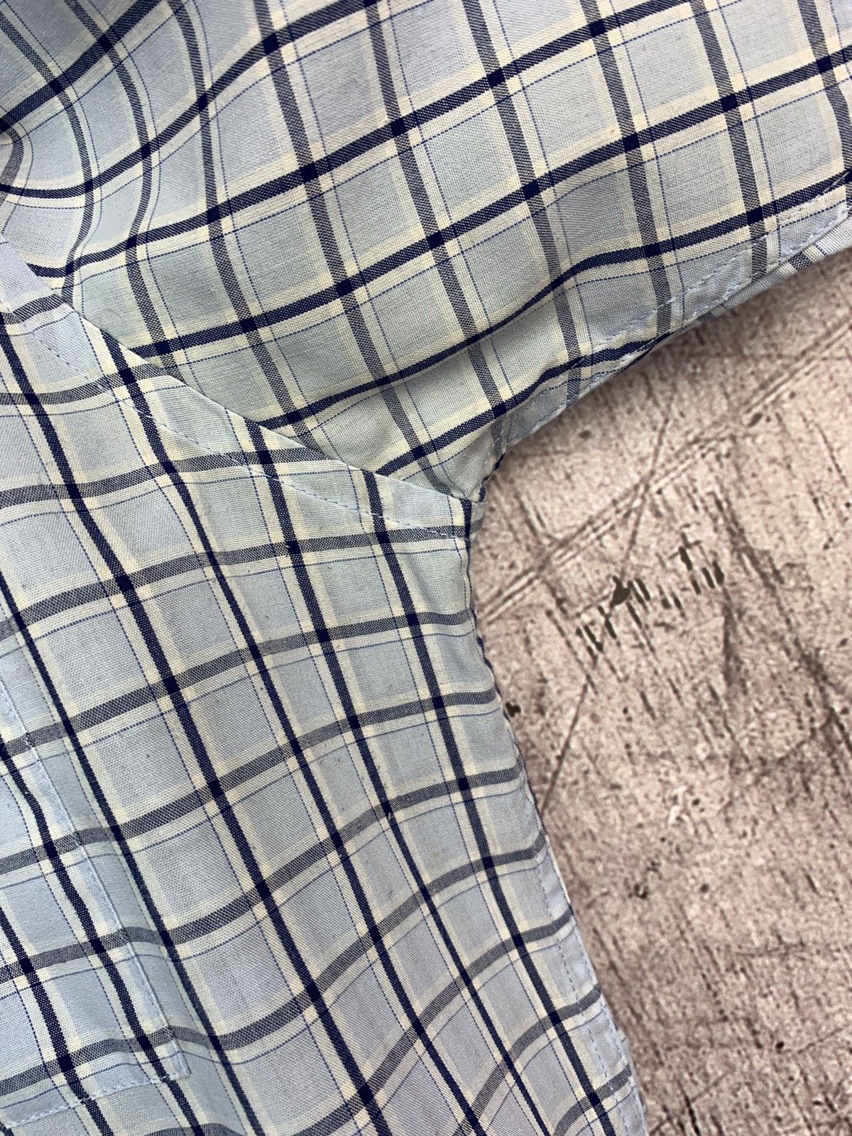 Yves Saint Laurent Vintage YSL Yves Saint Laurent Plaid Shirt Size US L / EU 52-54 / 3 - 6 Thumbnail