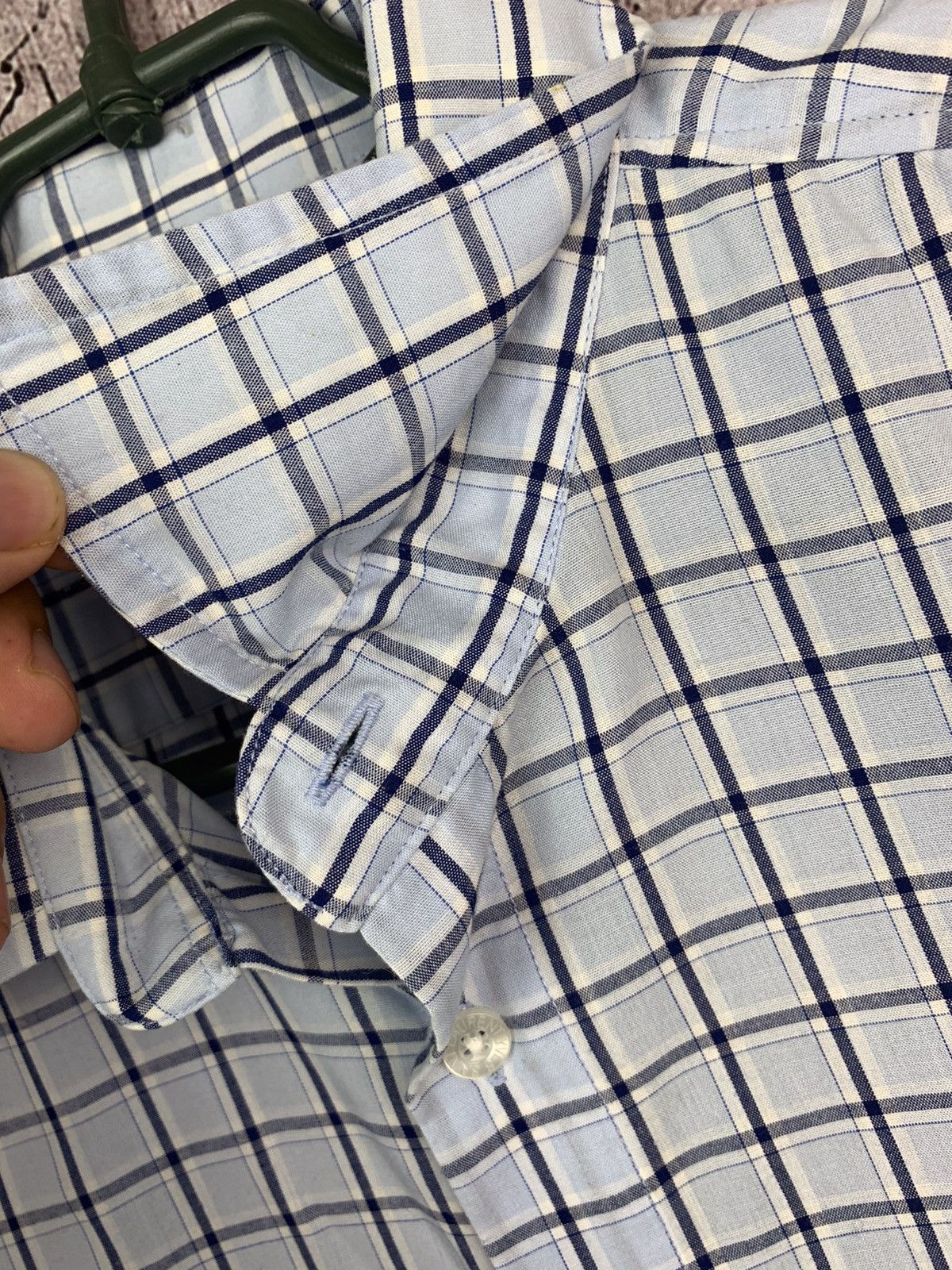 Yves Saint Laurent Vintage YSL Yves Saint Laurent Plaid Shirt Size US L / EU 52-54 / 3 - 13 Thumbnail