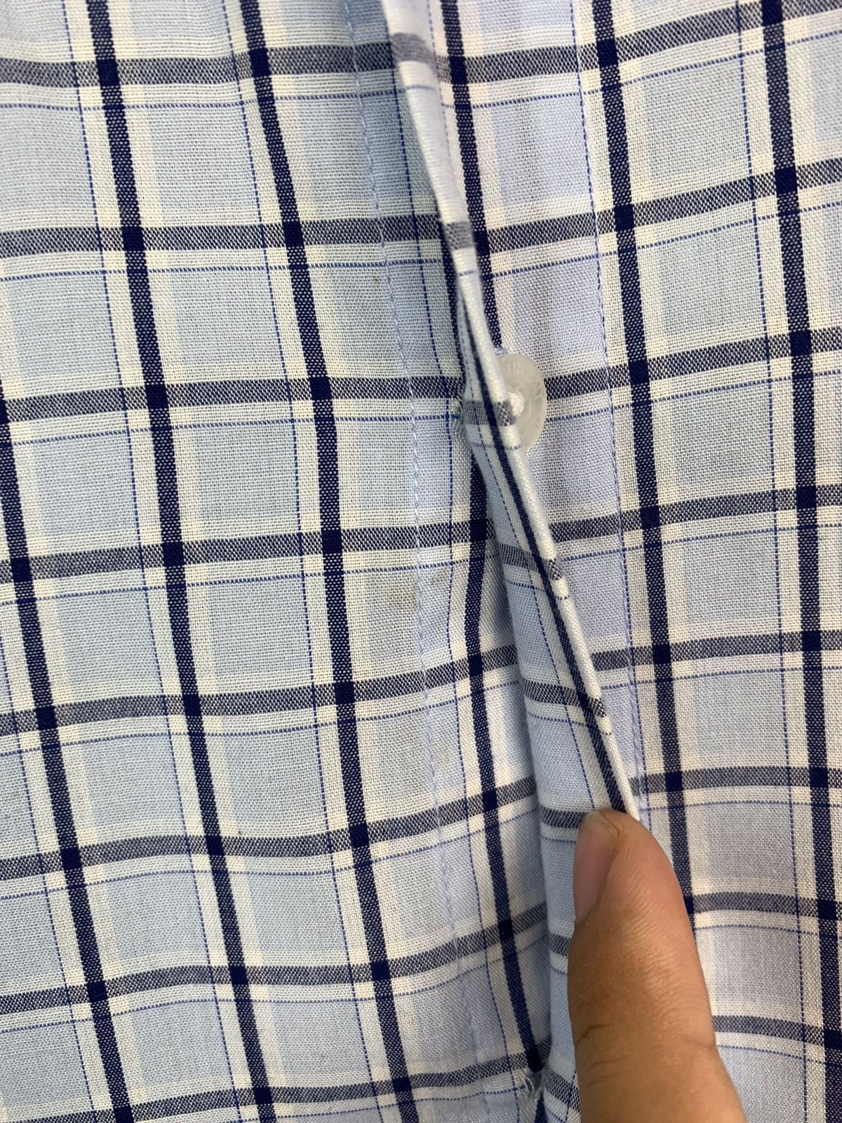 Yves Saint Laurent Vintage YSL Yves Saint Laurent Plaid Shirt Size US L / EU 52-54 / 3 - 9 Thumbnail
