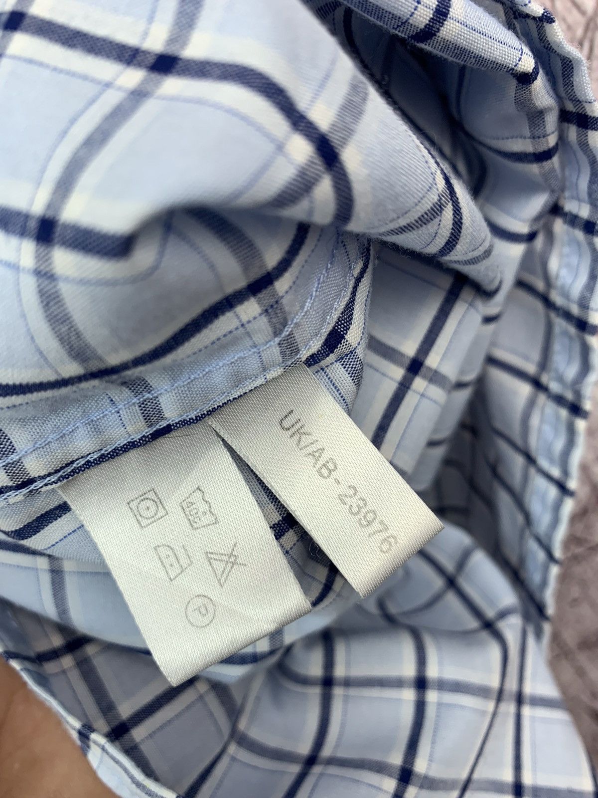 Yves Saint Laurent Vintage YSL Yves Saint Laurent Plaid Shirt Size US L / EU 52-54 / 3 - 12 Thumbnail