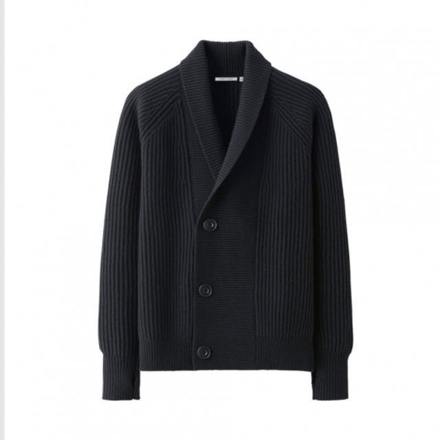 Lemaire × Uniqlo FINAL⚡️Uniqlo And Lemaire Lambswool Shawl Cardigan Size US M / EU 48-50 / 2 - 1 Thumbnail