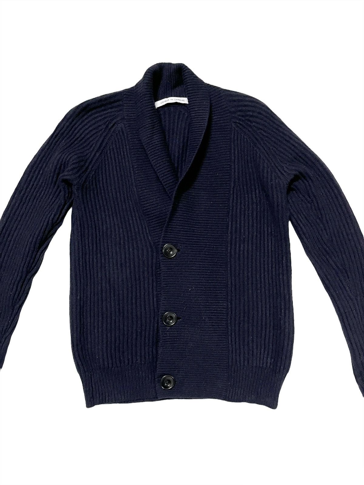Lemaire × Uniqlo FINAL⚡️Uniqlo And Lemaire Lambswool Shawl Cardigan Size US M / EU 48-50 / 2 - 3 Thumbnail