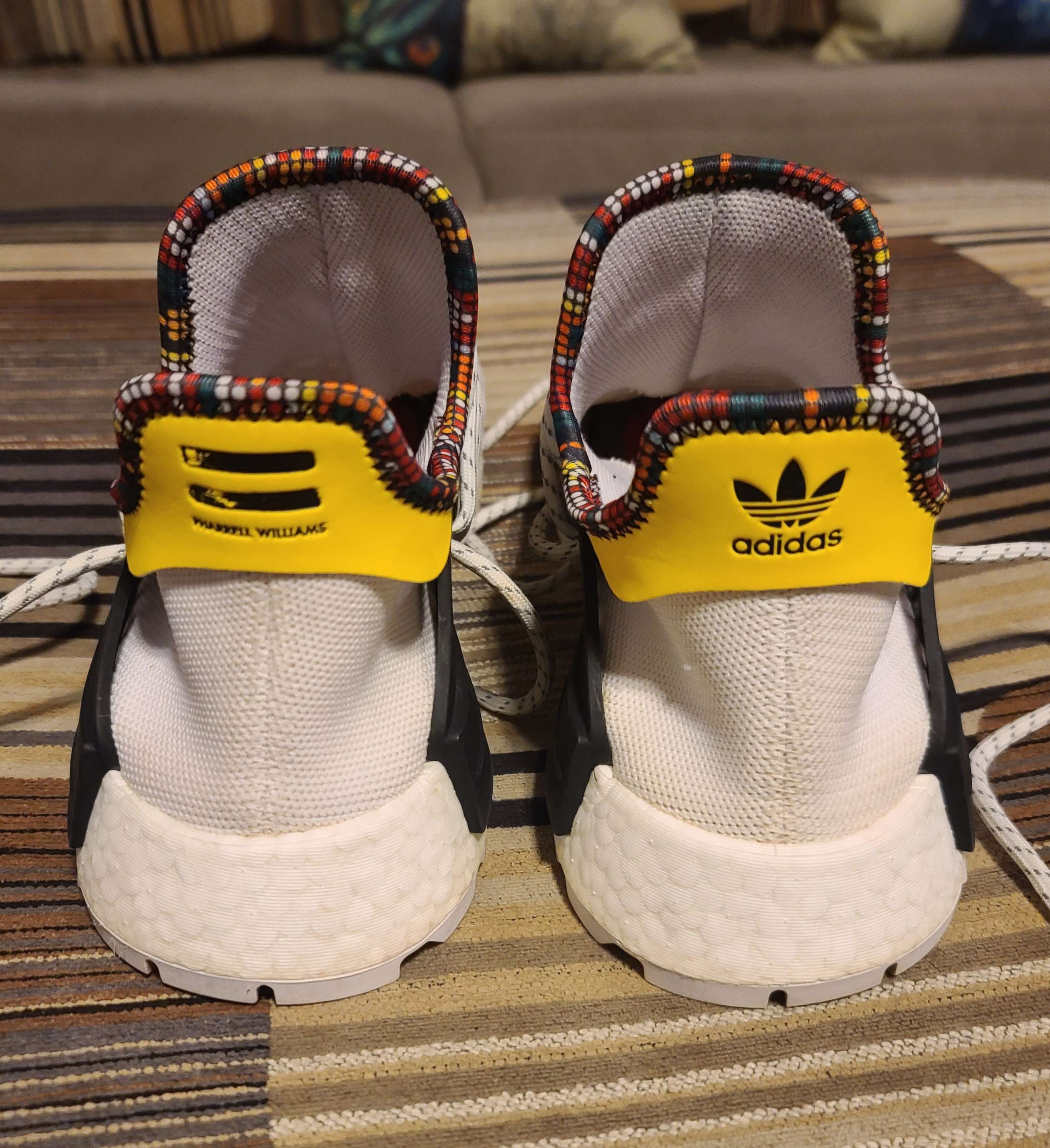 Adidas × Pharrell adidas NMD Hu Pharrell White (Inspiration Pack) Sz 10.5 Size US 10.5 / EU 43-44 - 5 Thumbnail