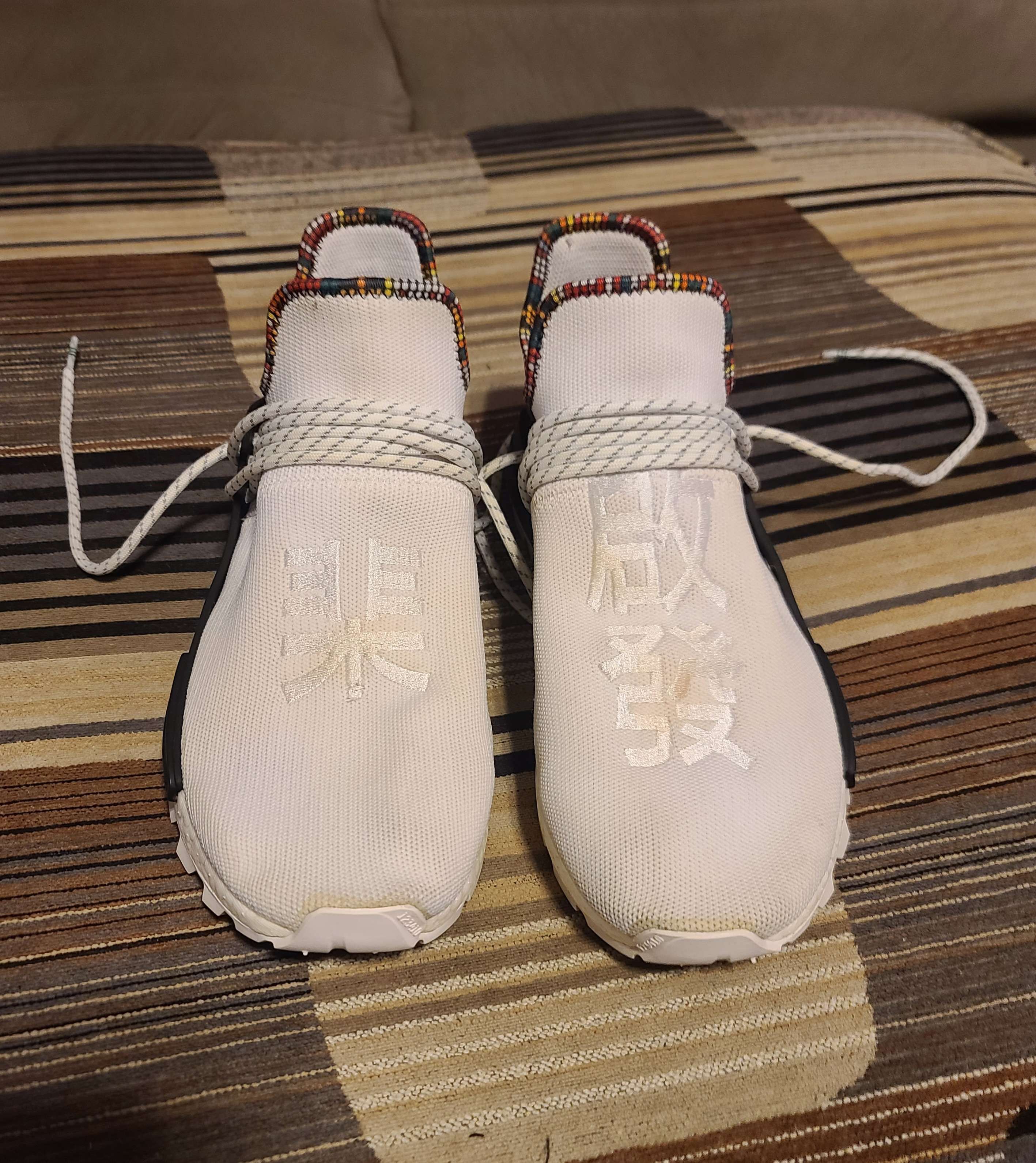 Adidas × Pharrell adidas NMD Hu Pharrell White (Inspiration Pack) Sz 10.5 Size US 10.5 / EU 43-44 - 3 Thumbnail