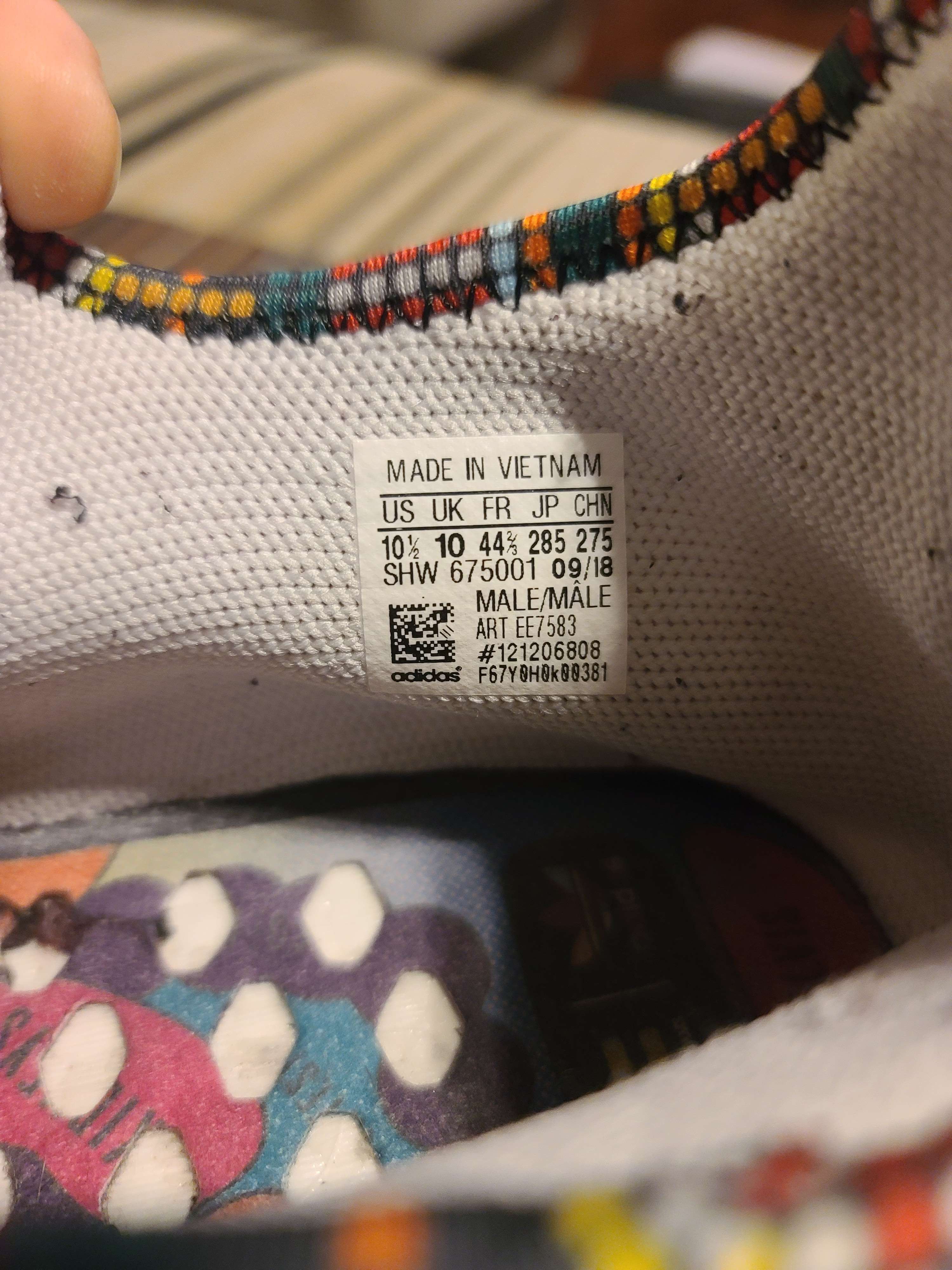 Adidas × Pharrell adidas NMD Hu Pharrell White (Inspiration Pack) Sz 10.5 Size US 10.5 / EU 43-44 - 6 Thumbnail