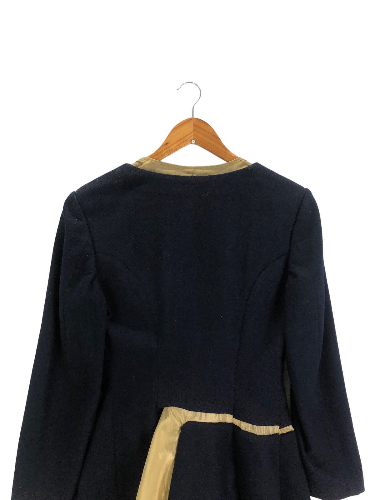 Comme des Garcons × Rei Kawakubo Comme Des Garcons Rei Kawakubo AD 1997 Wool Laine Silk Gold Size M / US 6-8 / IT 42-44 - 8 Thumbnail