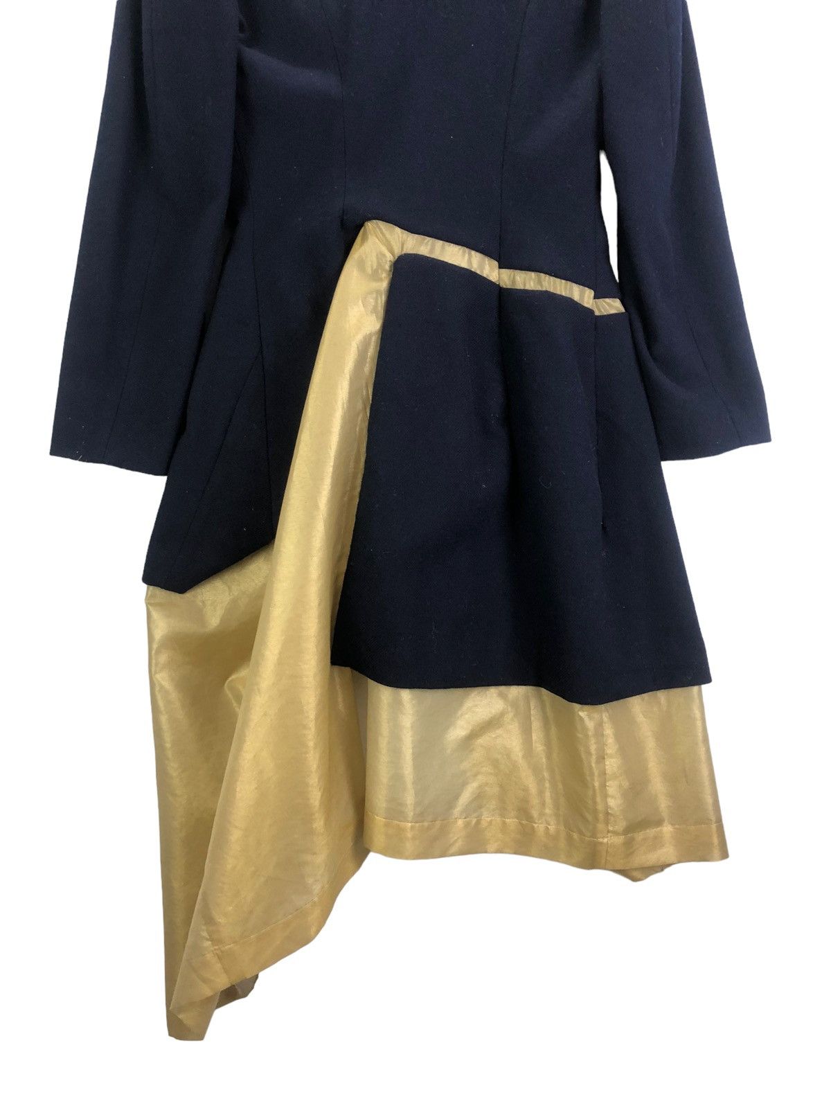 Comme des Garcons × Rei Kawakubo Comme Des Garcons Rei Kawakubo AD 1997 Wool Laine Silk Gold Size M / US 6-8 / IT 42-44 - 7 Thumbnail
