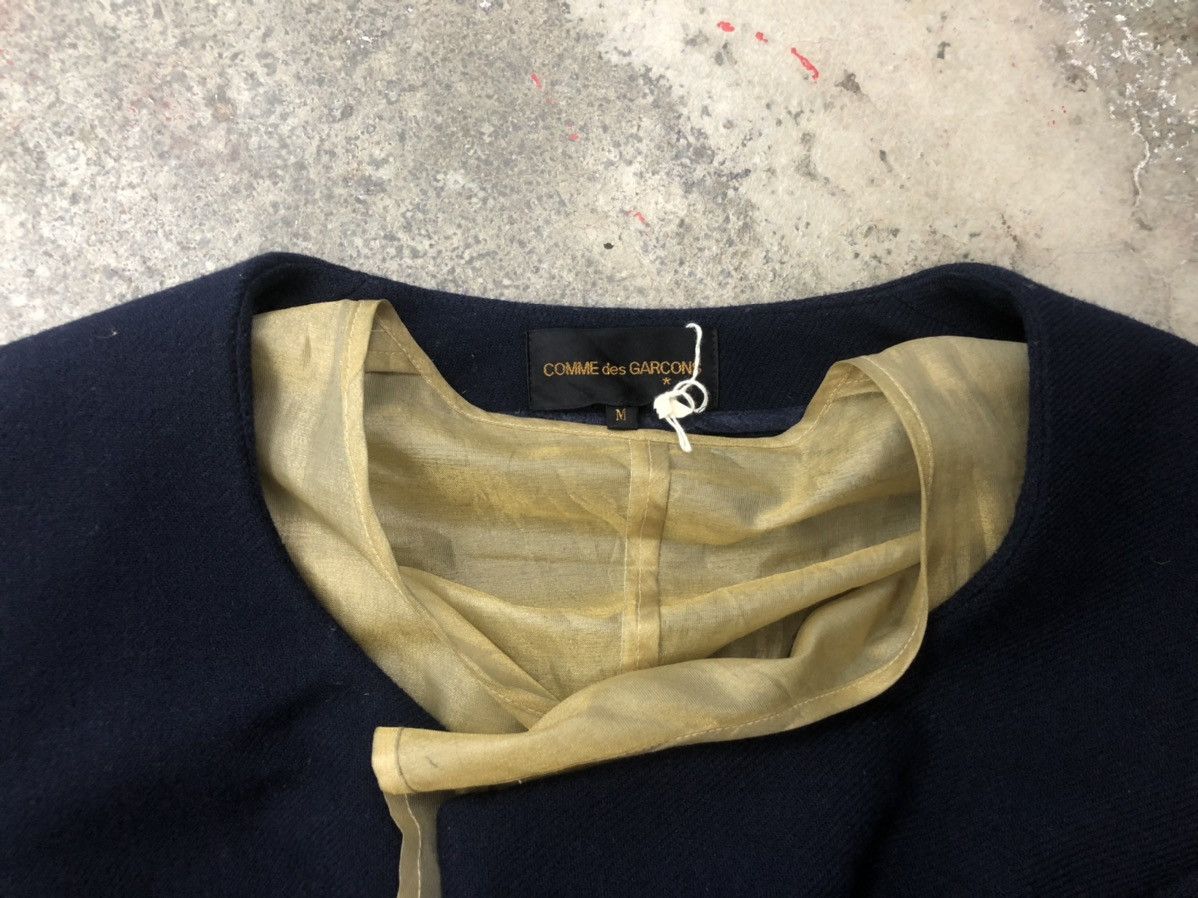 Comme des Garcons × Rei Kawakubo Comme Des Garcons Rei Kawakubo AD 1997 Wool Laine Silk Gold Size M / US 6-8 / IT 42-44 - 11 Thumbnail