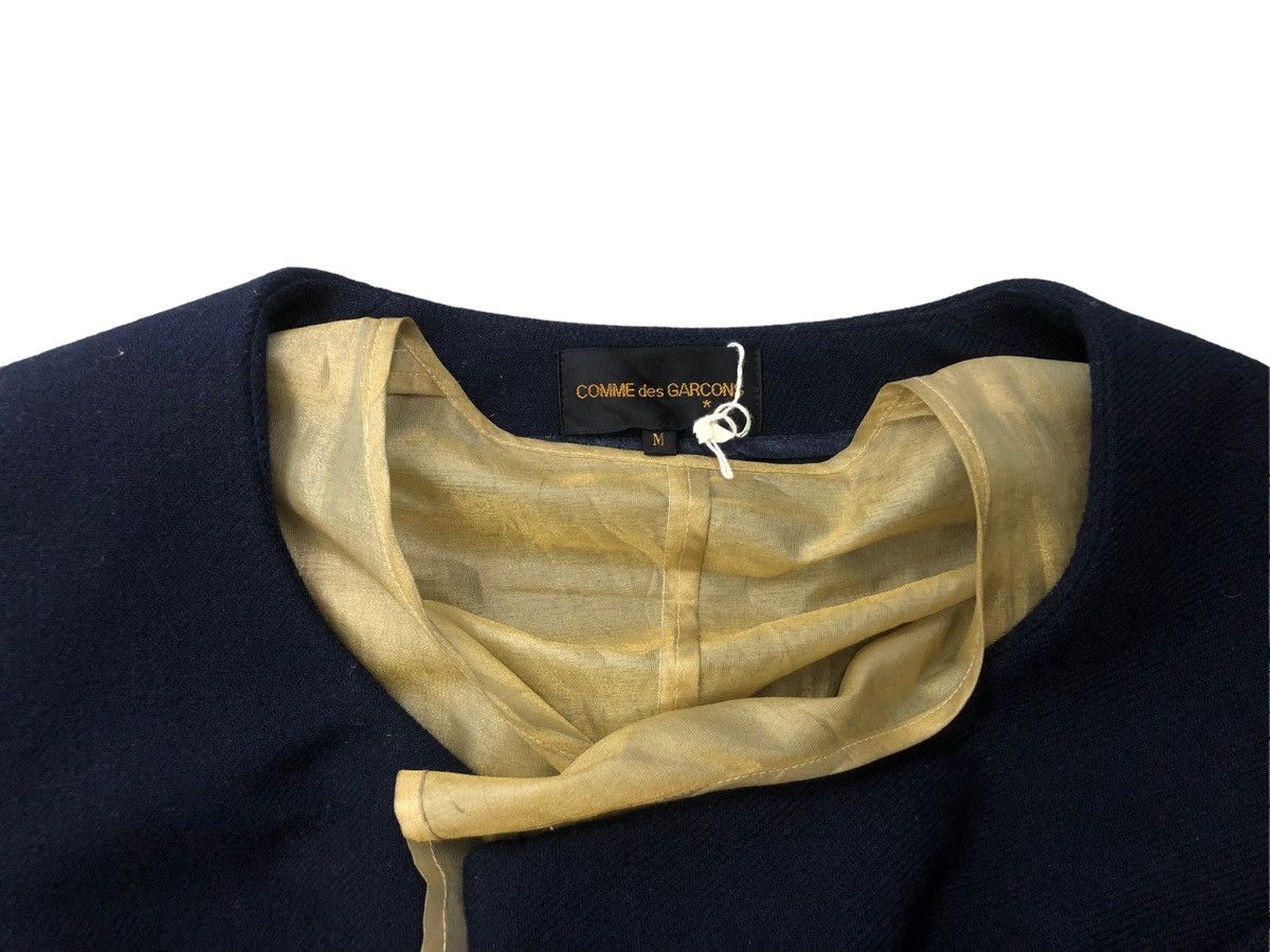 Comme des Garcons × Rei Kawakubo Comme Des Garcons Rei Kawakubo AD 1997 Wool Laine Silk Gold Size M / US 6-8 / IT 42-44 - 9 Thumbnail