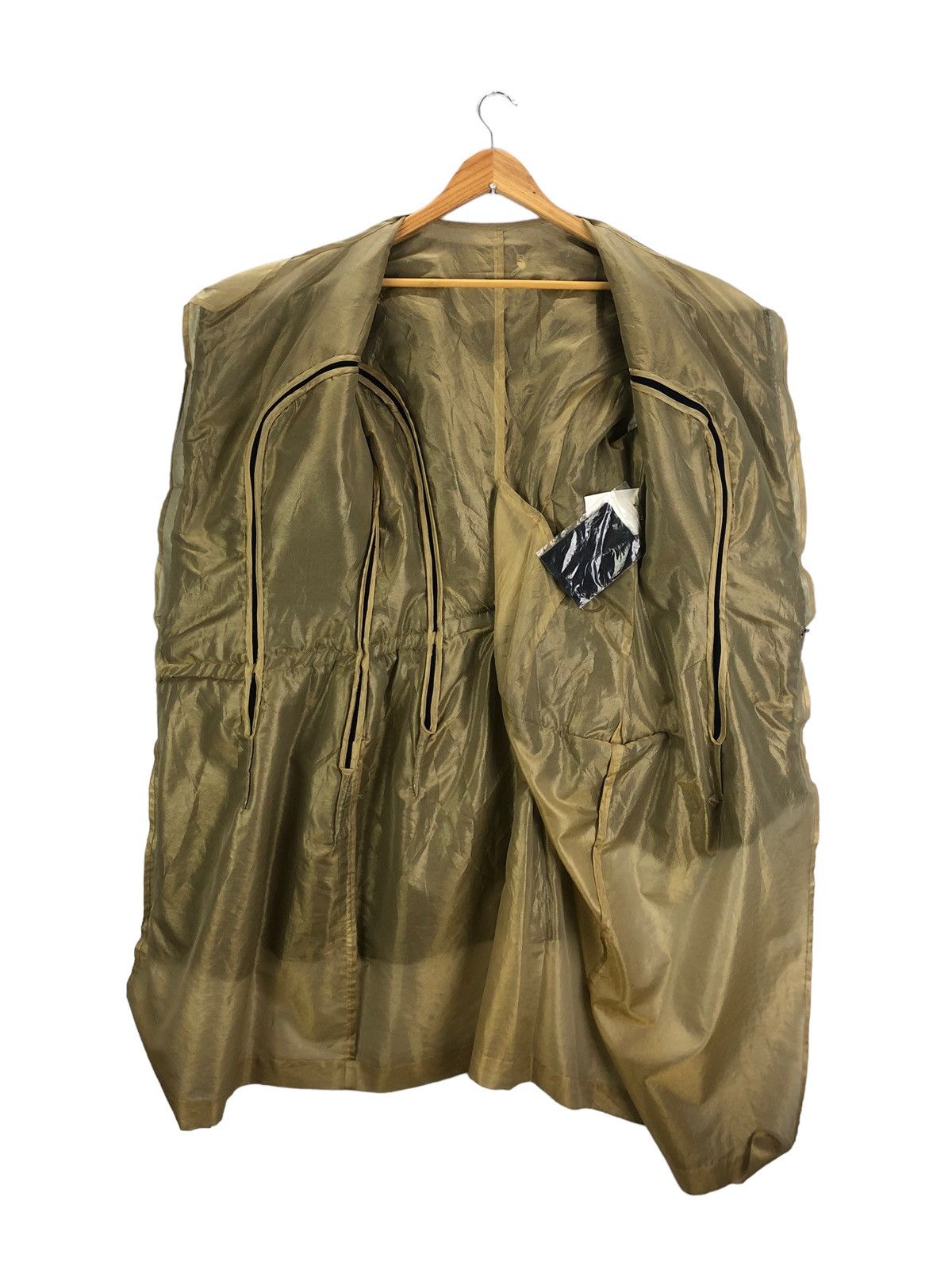 Comme des Garcons × Rei Kawakubo Comme Des Garcons Rei Kawakubo AD 1997 Wool Laine Silk Gold Size M / US 6-8 / IT 42-44 - 10 Thumbnail
