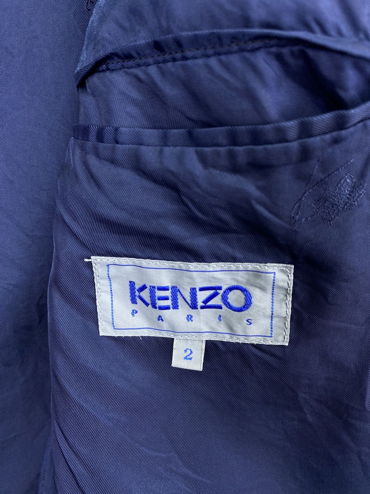 Kenzo Vintage Kenzo Stripes Multicolour Knit’s Coats Wool Jacket Size US M / EU 48-50 / 2 - 5 Thumbnail