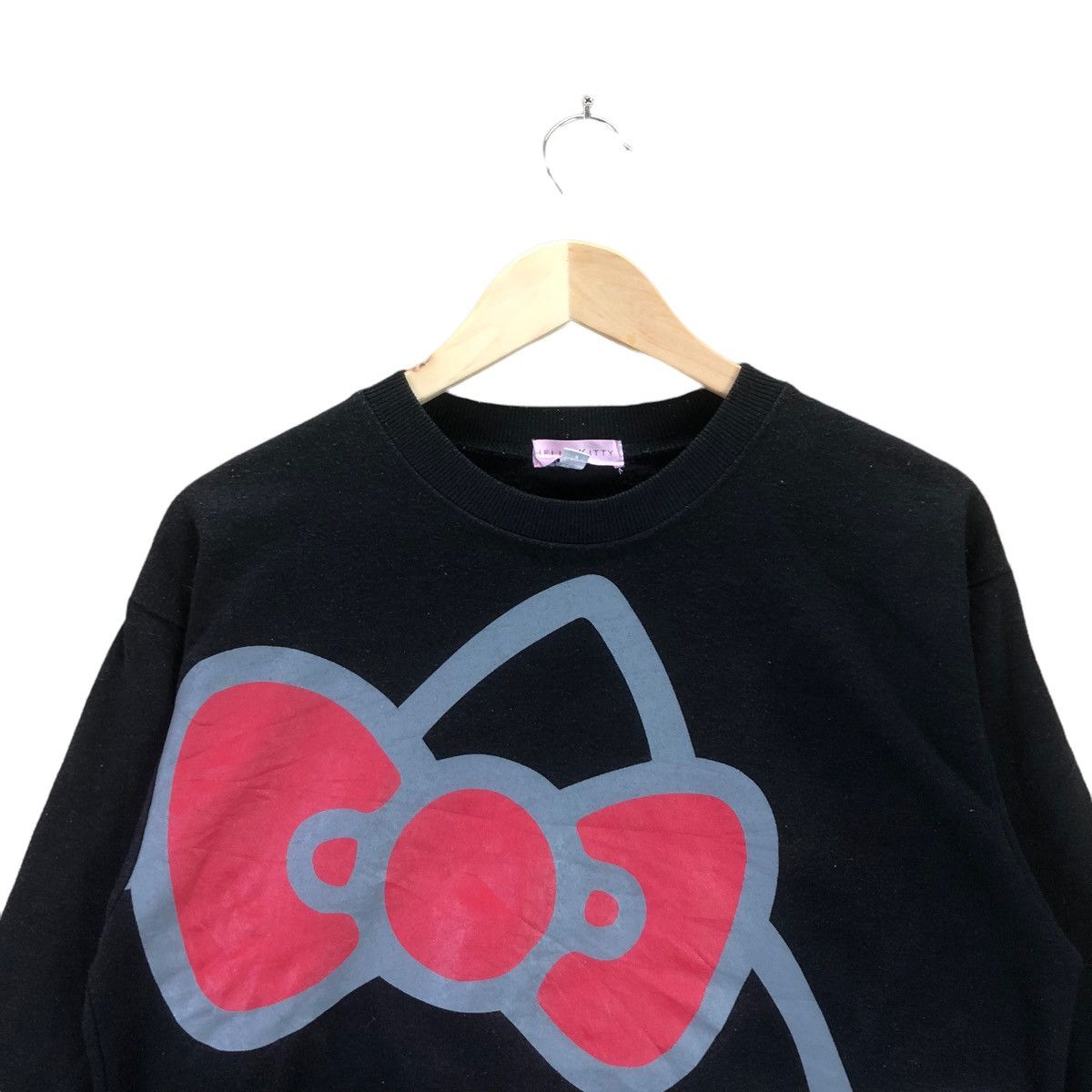 Vintage Vintage Hello Kitty Cartoon Big Logo Sweatshirt Pullover Size US L / EU 52-54 / 3 - 4 Thumbnail