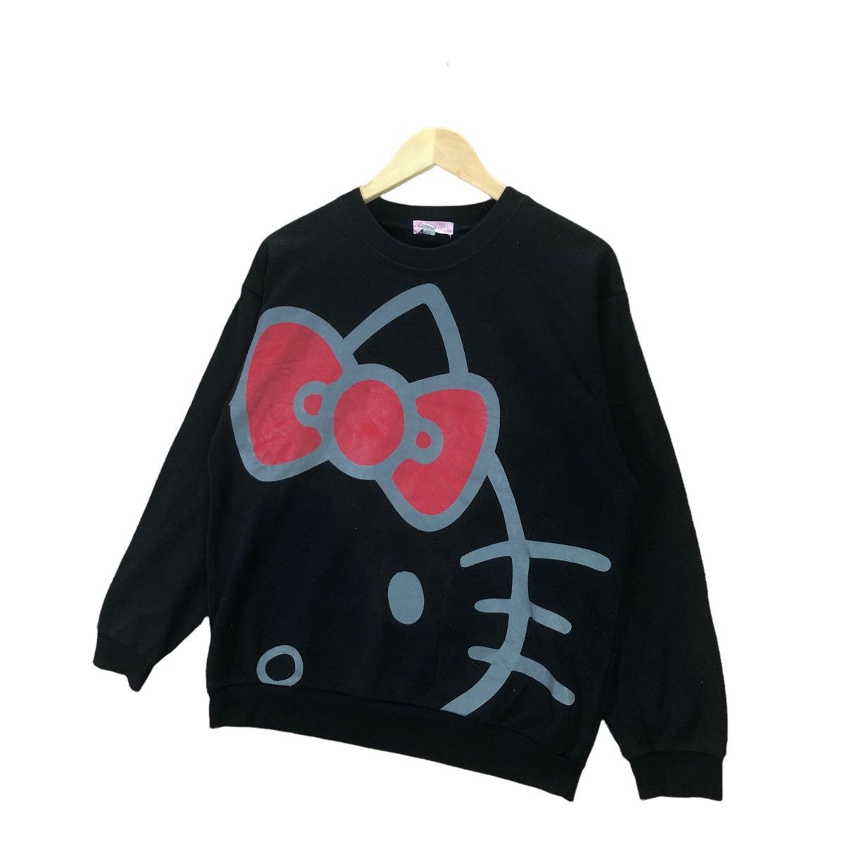 Vintage Vintage Hello Kitty Cartoon Big Logo Sweatshirt Pullover Size US L / EU 52-54 / 3 - 3 Thumbnail