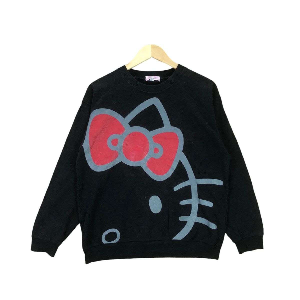Vintage Vintage Hello Kitty Cartoon Big Logo Sweatshirt Pullover Size US L / EU 52-54 / 3 - 1 Thumbnail