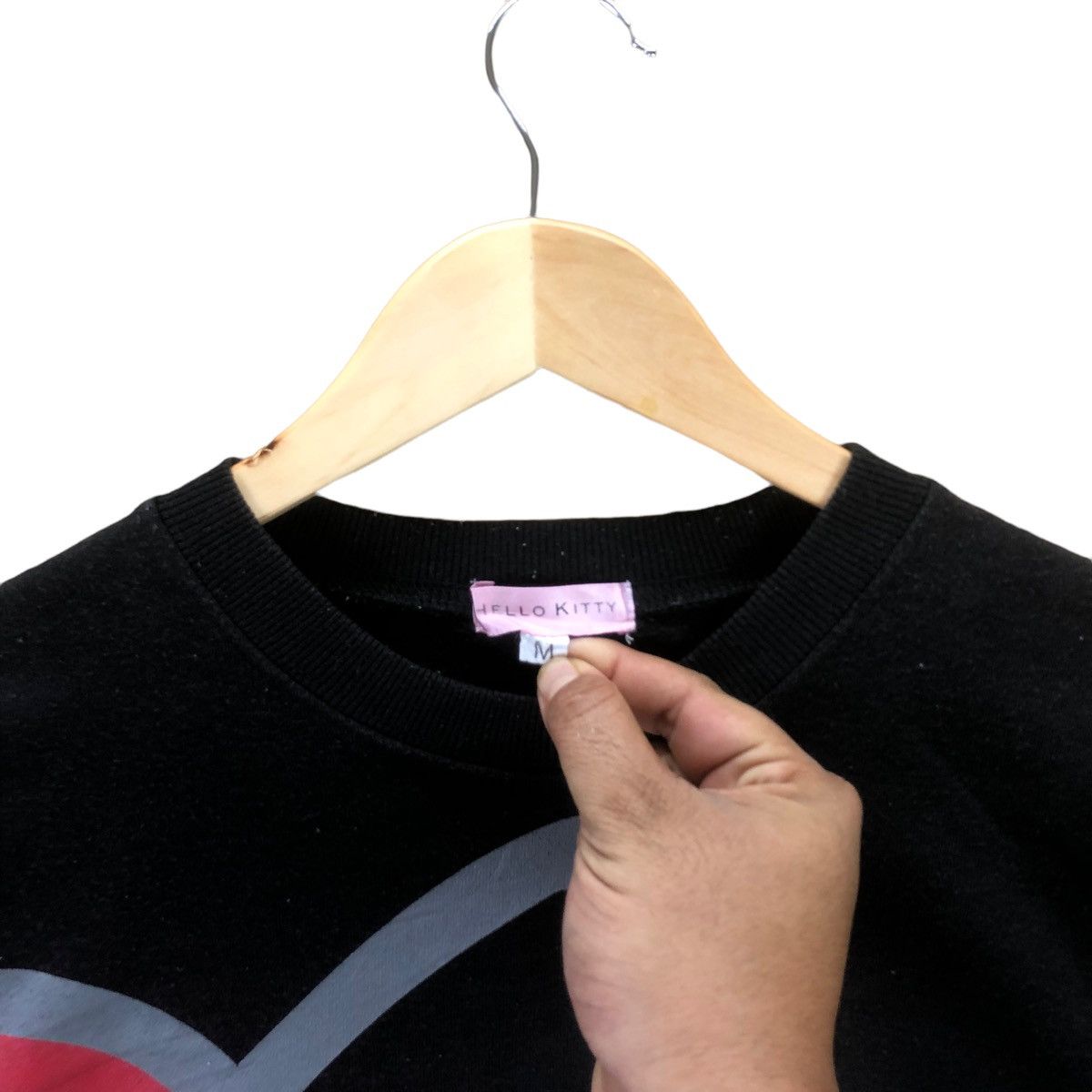 Vintage Vintage Hello Kitty Cartoon Big Logo Sweatshirt Pullover Size US L / EU 52-54 / 3 - 5 Thumbnail