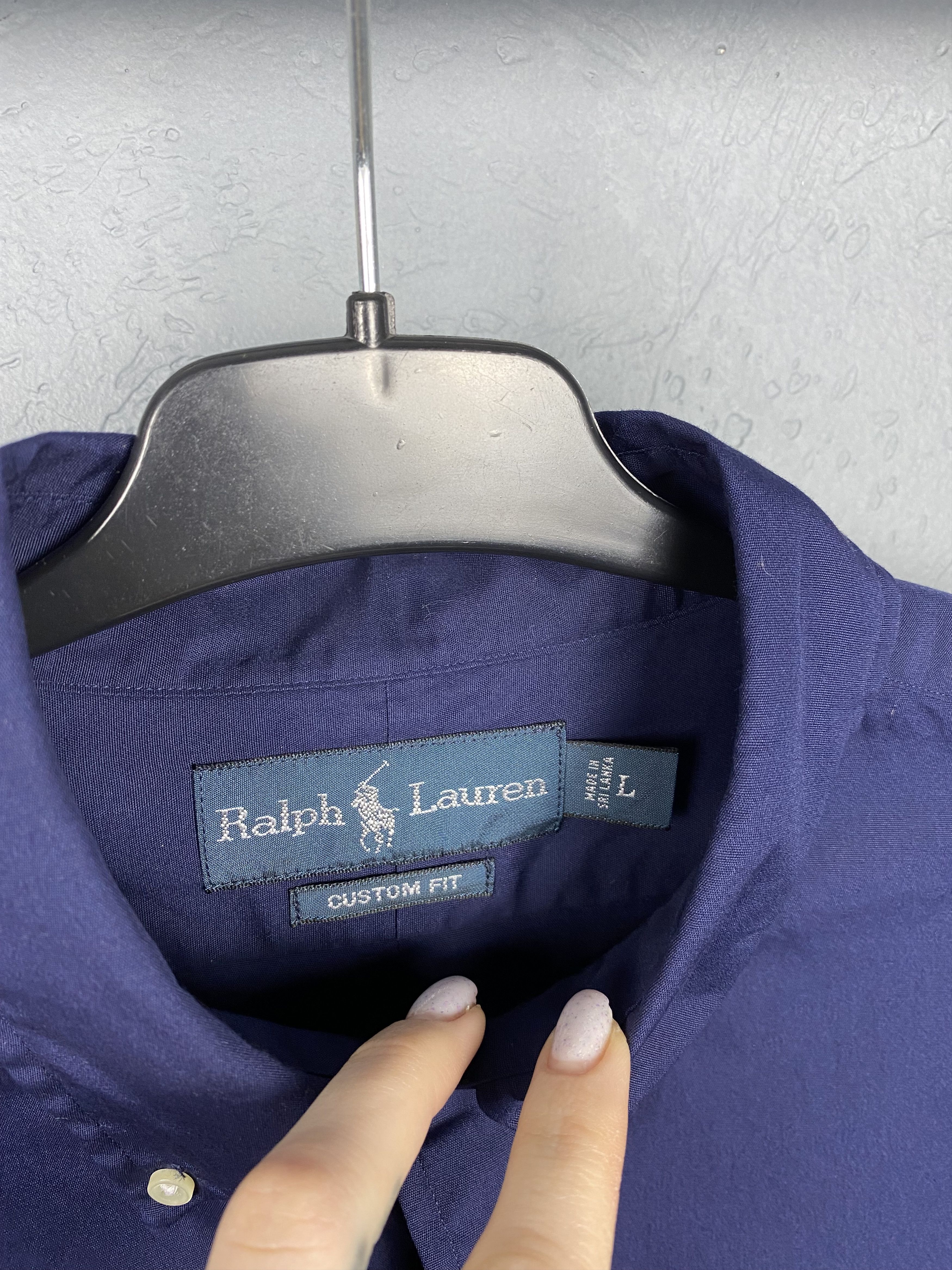 Polo Ralph Lauren × Ralph Lauren × Vintage Polo Ralph Lauren Vintage Mens Shirt Y2K Size US L / EU 52-54 / 3 - 3 Thumbnail