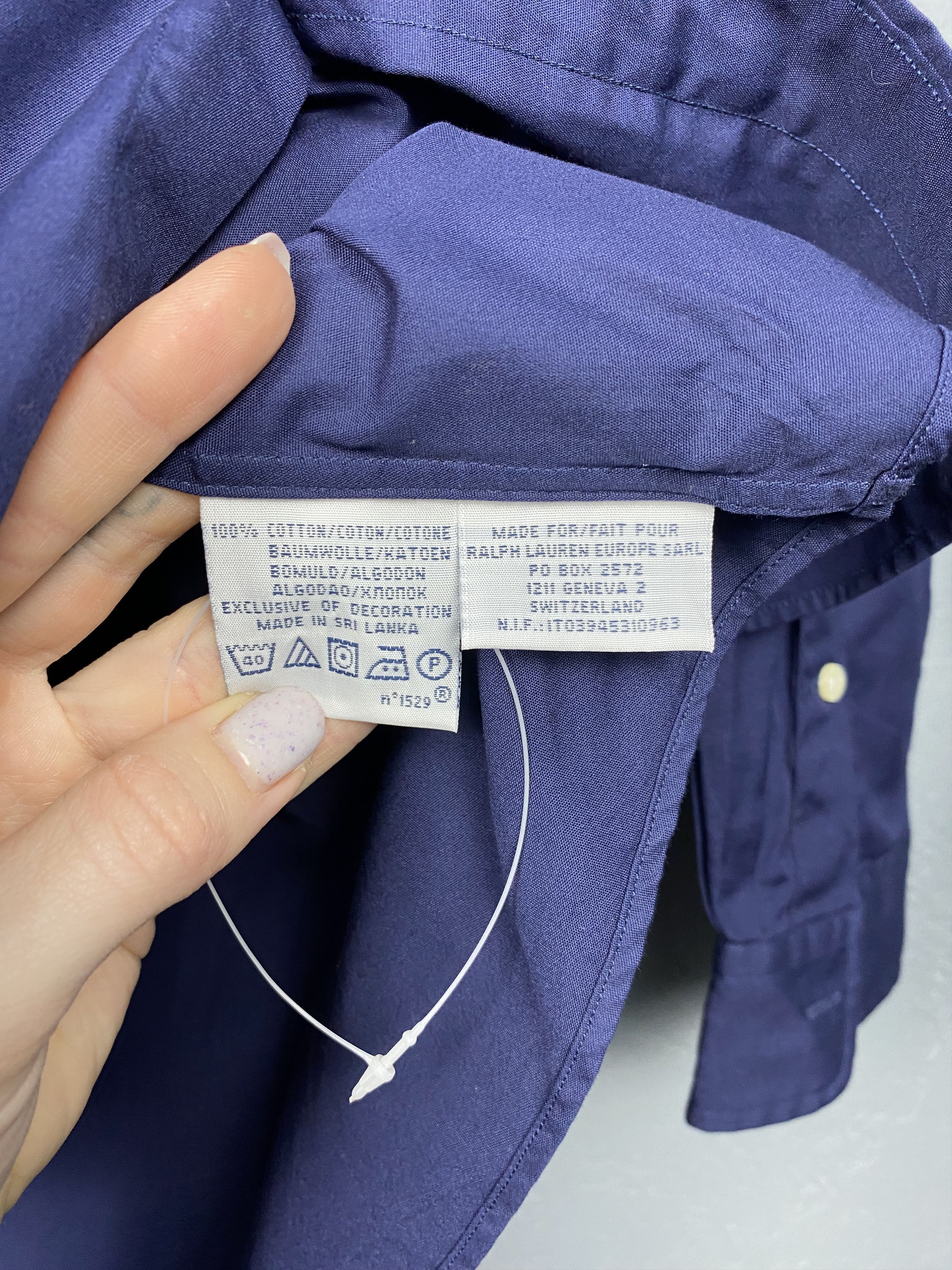 Polo Ralph Lauren × Ralph Lauren × Vintage Polo Ralph Lauren Vintage Mens Shirt Y2K Size US L / EU 52-54 / 3 - 5 Thumbnail