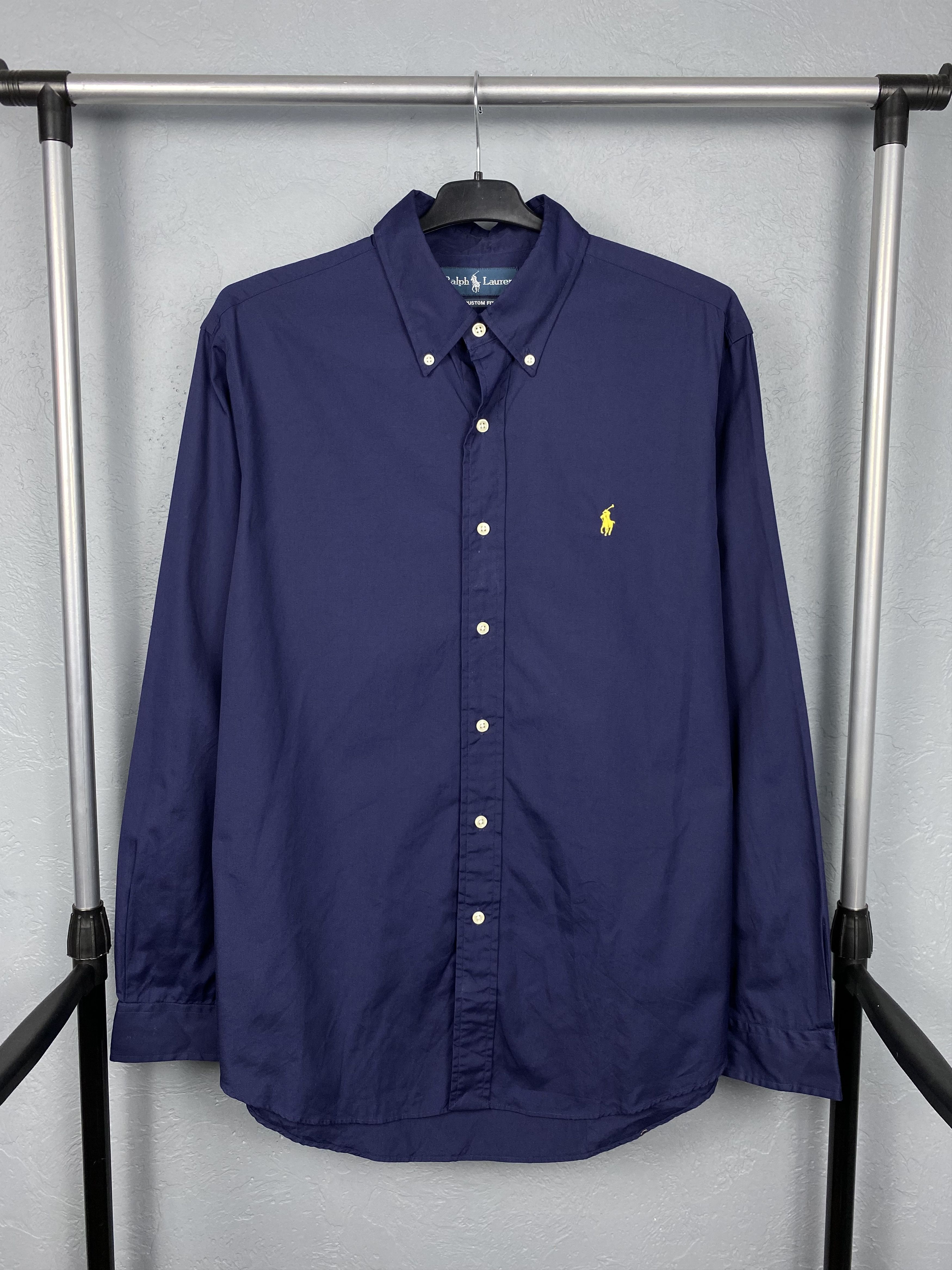 Polo Ralph Lauren × Ralph Lauren × Vintage Polo Ralph Lauren Vintage Mens Shirt Y2K Size US L / EU 52-54 / 3 - 1 Thumbnail