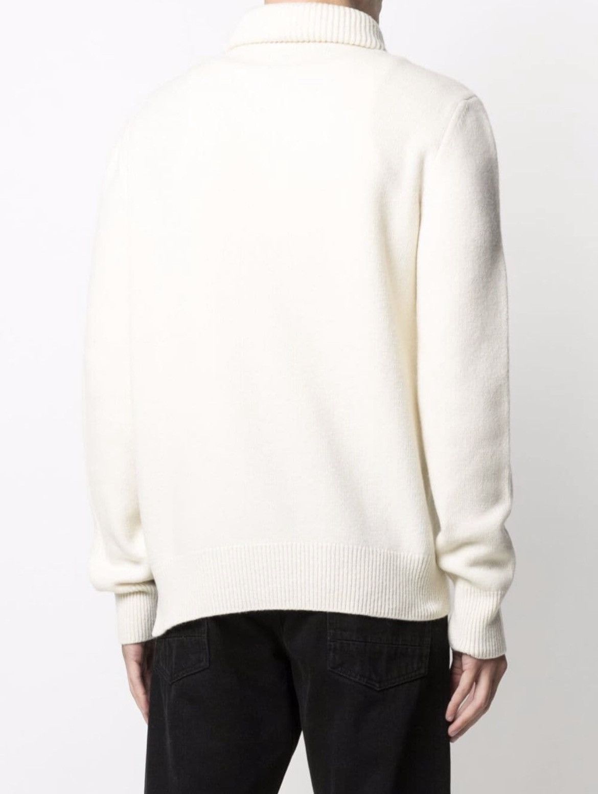 Alexander McQueen $1K+ AW21 mainline asymmetric turtleneck, L, MI Italy Size US L / EU 52-54 / 3 - 25 Thumbnail