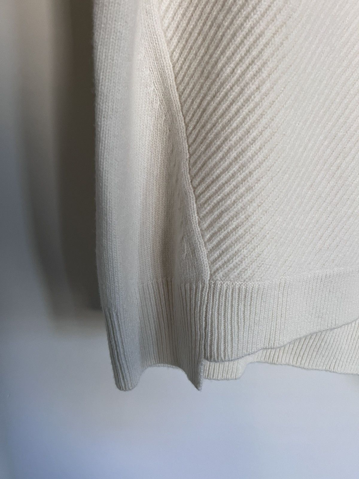 Alexander McQueen $1K+ AW21 mainline asymmetric turtleneck, L, MI Italy Size US L / EU 52-54 / 3 - 9 Thumbnail