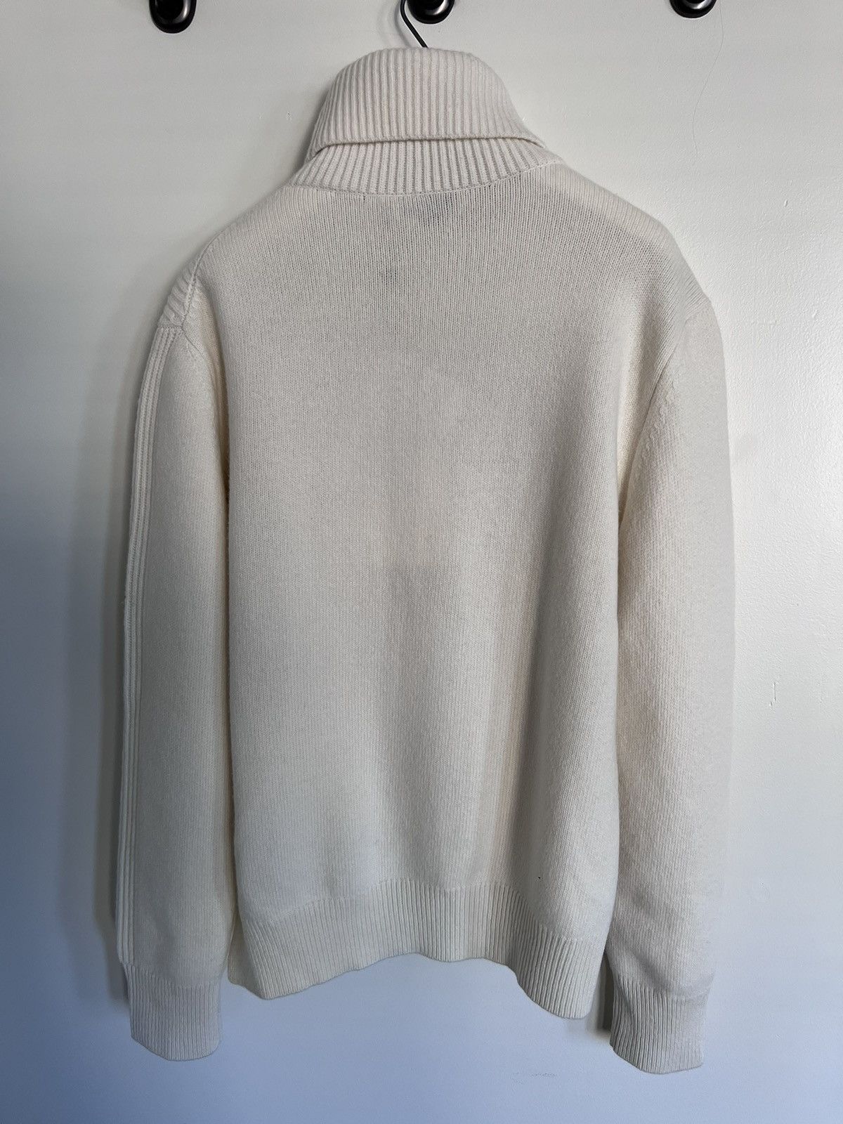 Alexander McQueen $1K+ AW21 mainline asymmetric turtleneck, L, MI Italy Size US L / EU 52-54 / 3 - 13 Thumbnail