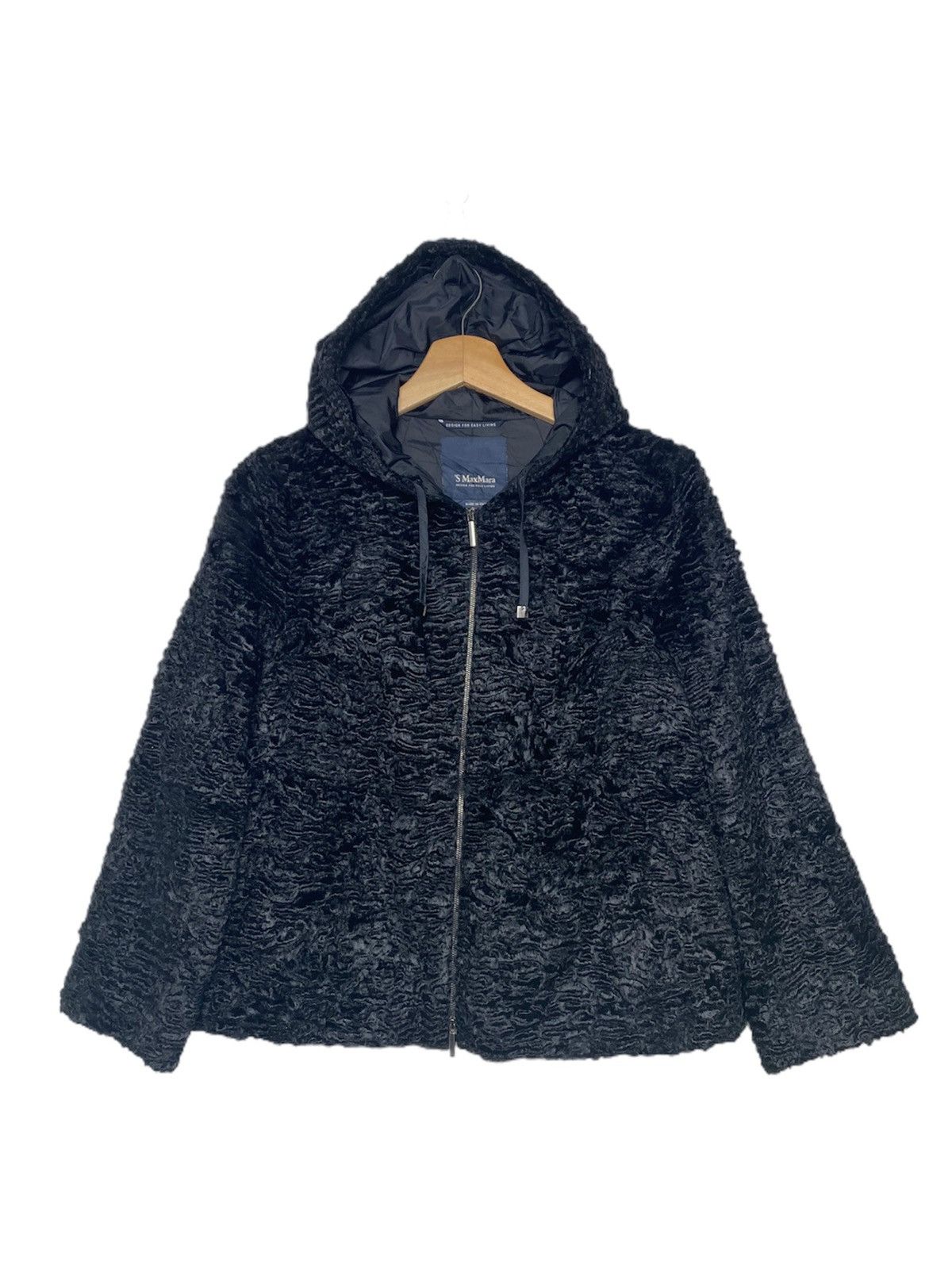 Max Mara Max Mara Wave Faux Fur Hoodies Size M / US 6-8 / IT 42-44 - 1 Thumbnail