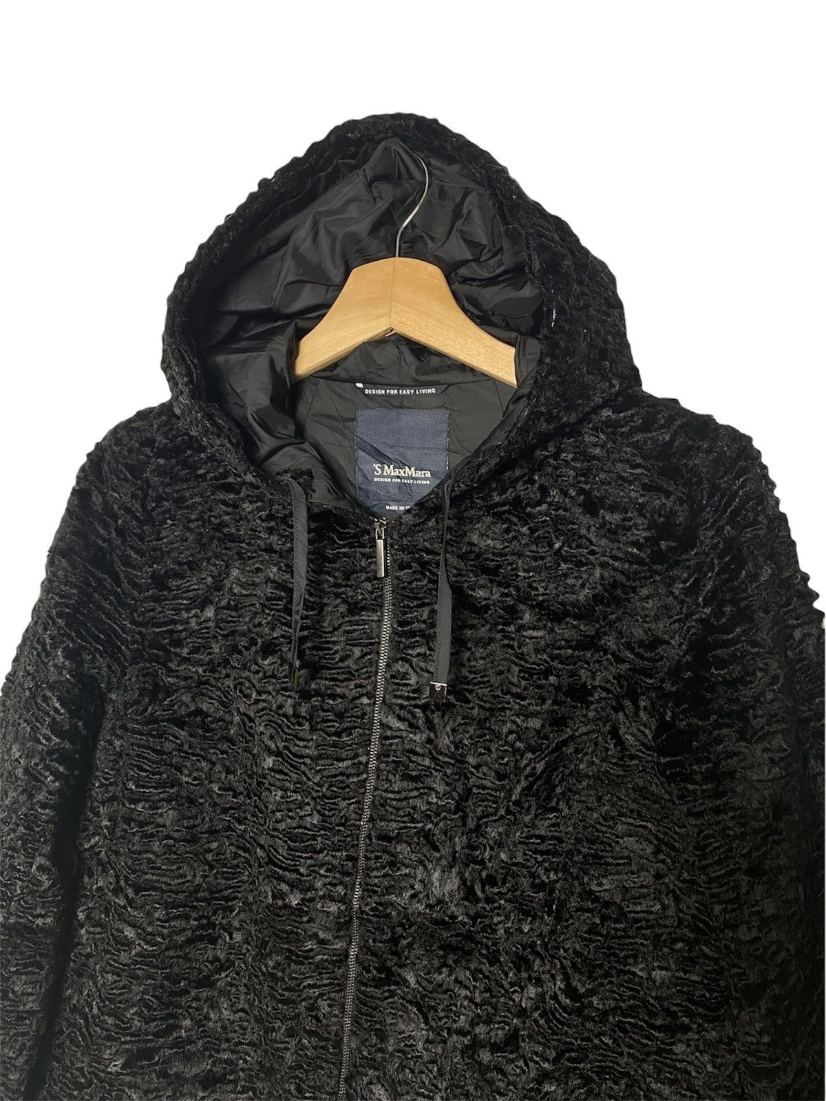 Max Mara Max Mara Wave Faux Fur Hoodies Size M / US 6-8 / IT 42-44 - 3 Thumbnail
