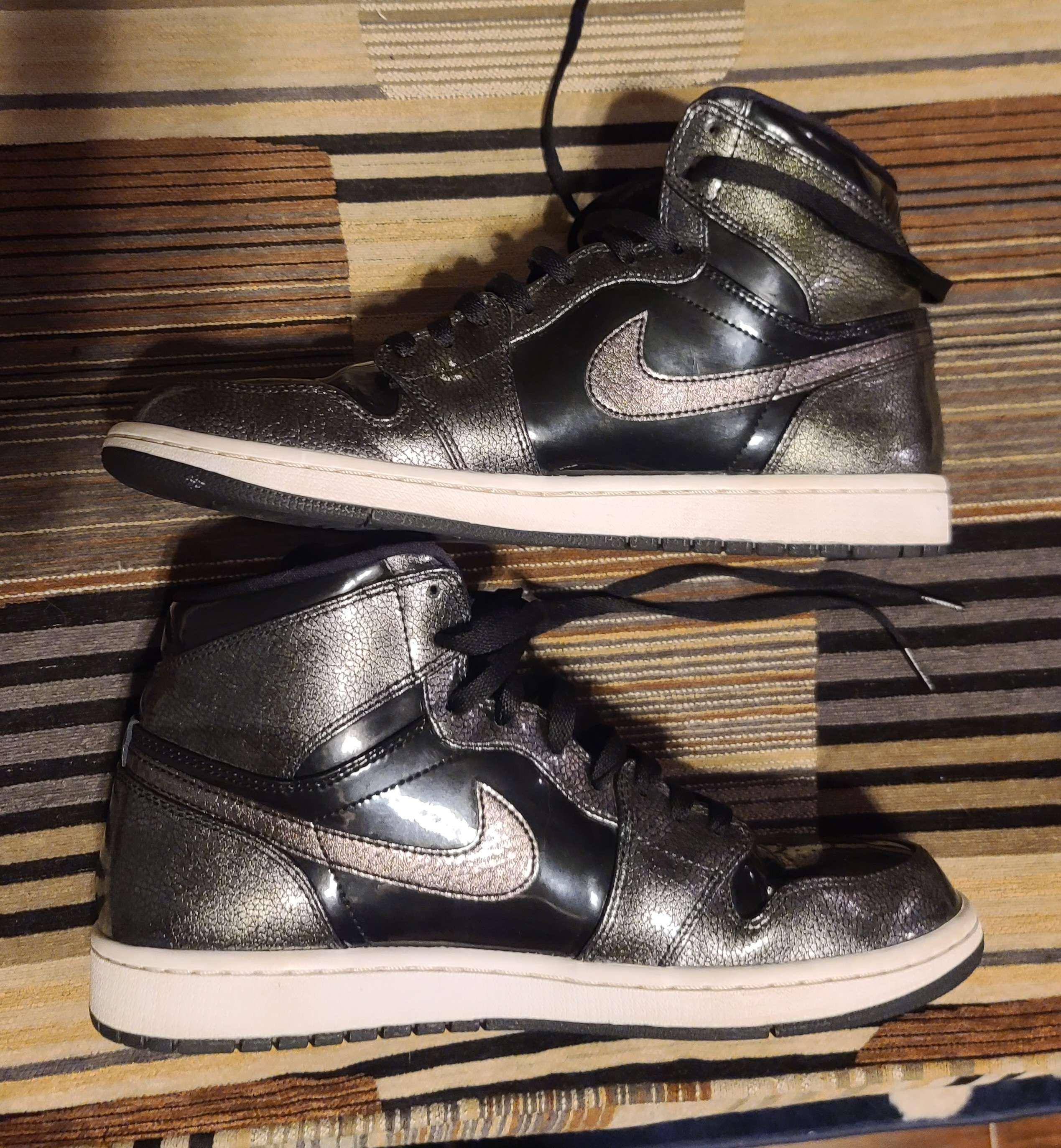 Jordan Brand Air Jordan 1 Retro High OG ‘Black Patent’ - Size [11] - $105 Size US 11 / EU 44 - 2 Thumbnail
