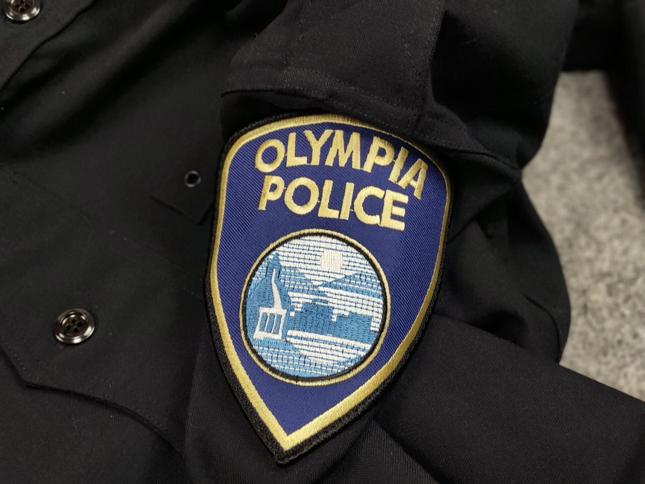 Vintage Vintage 70's Elbeco Olympia Police Uniform Button Zip Shirt Size US XL / EU 56 / 4 - 8 Thumbnail