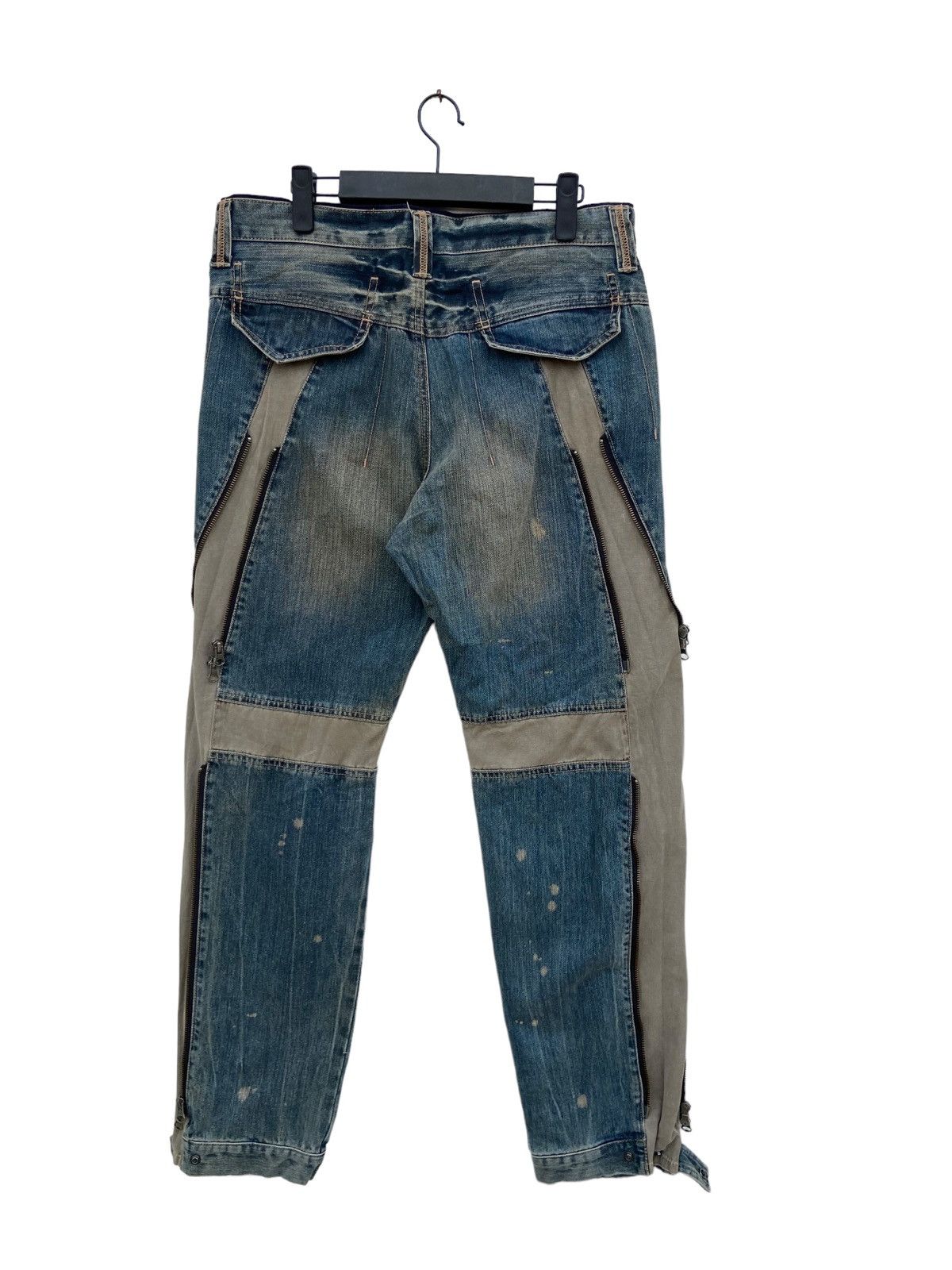PPFM Rare!! PPFM Distressed Zipper Style Pant Size US 33 - 5 Thumbnail
