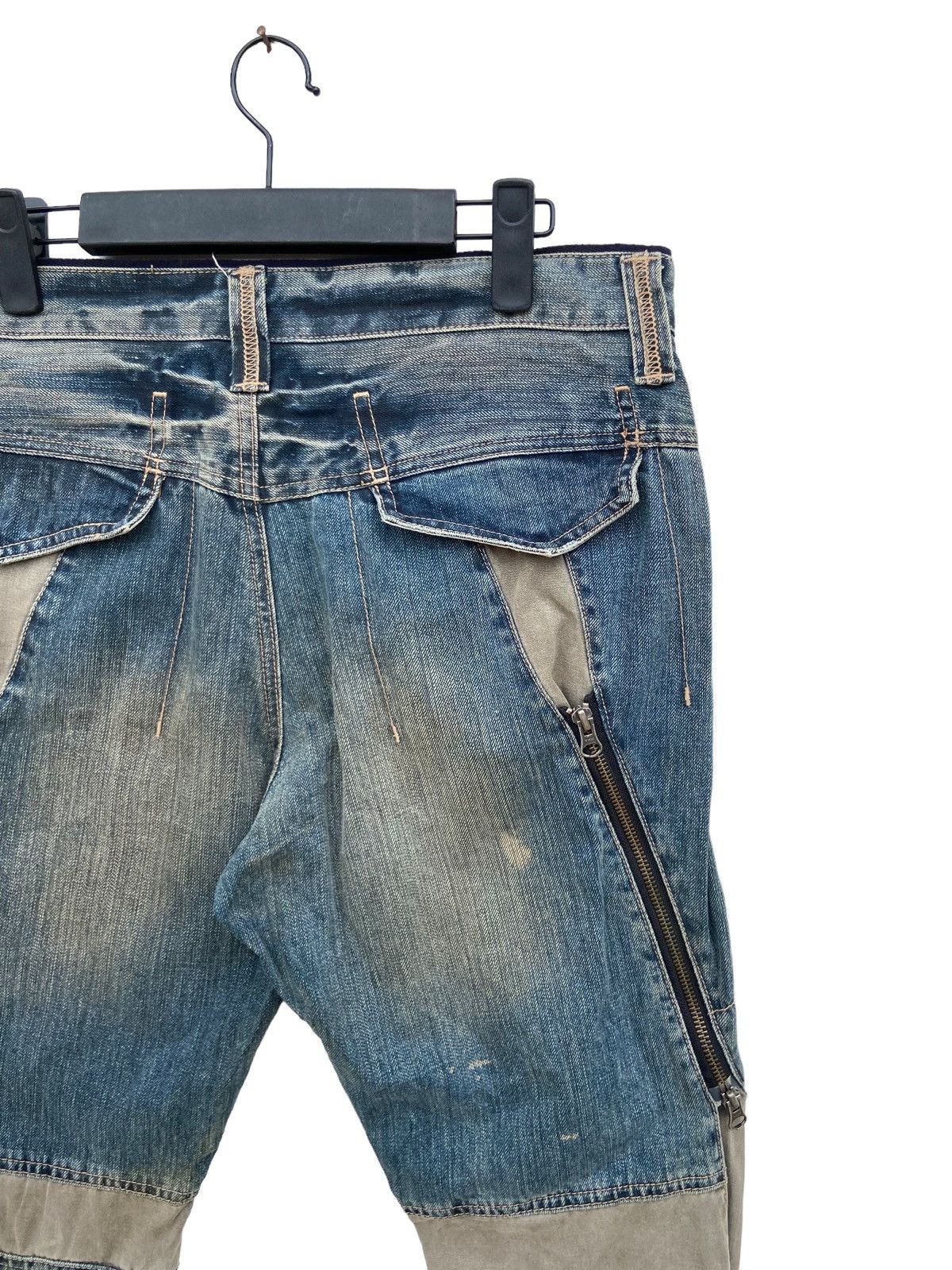 PPFM Rare!! PPFM Distressed Zipper Style Pant Size US 33 - 10 Thumbnail