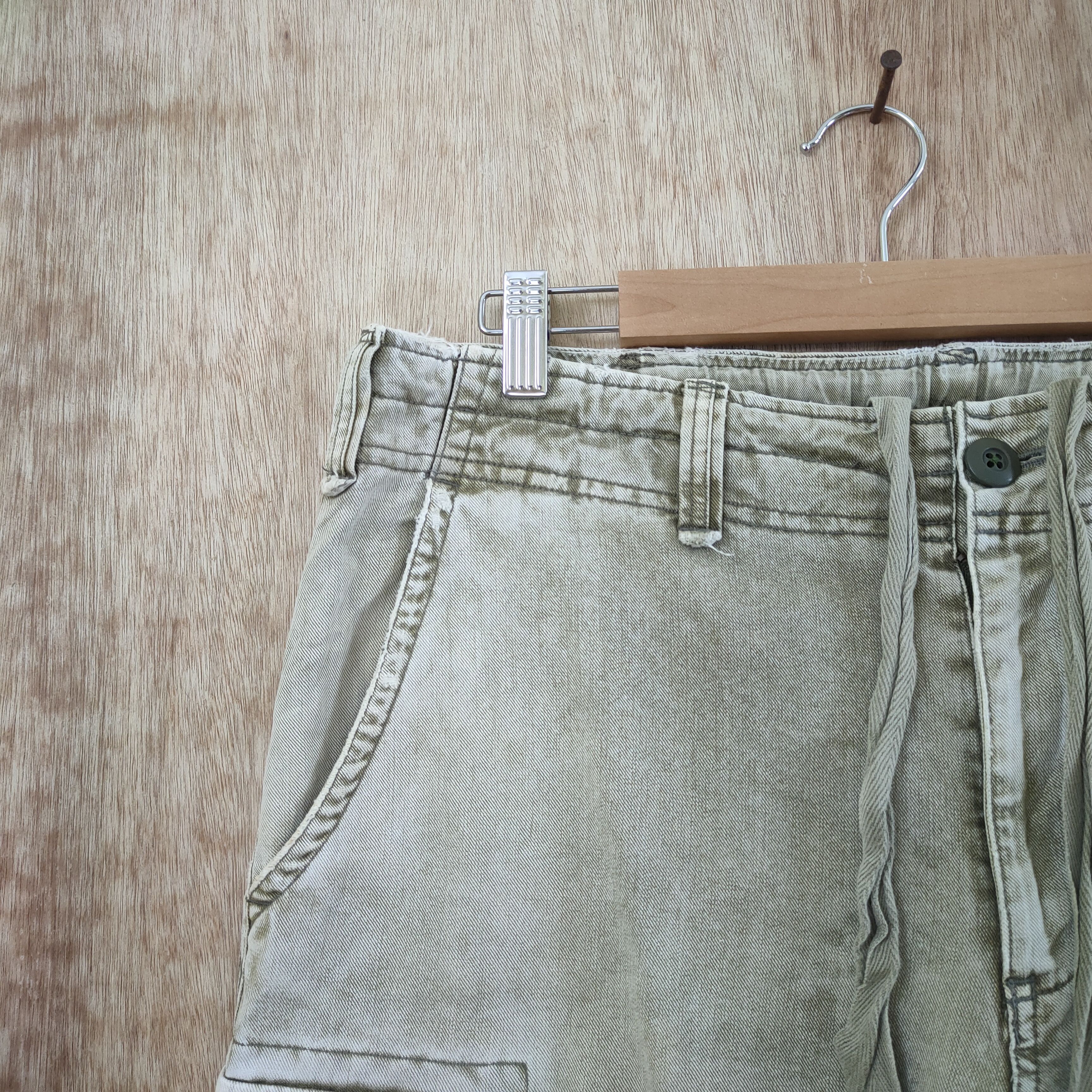 Japanese Brand VINTAGE THE SUIT FADED BONDAGE CARGO PANTS Size US 34 / EU 50 - 15 Thumbnail