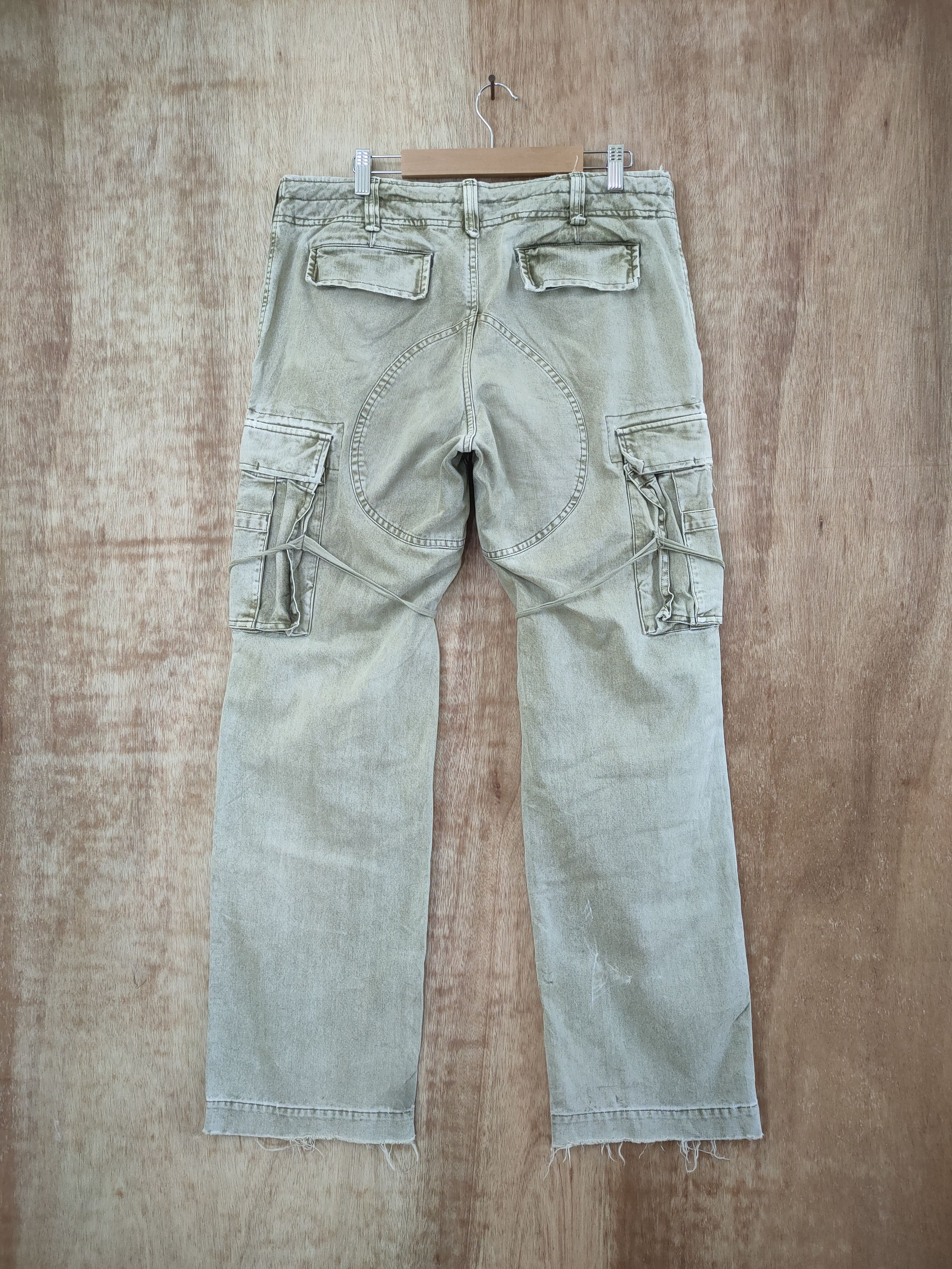 Japanese Brand VINTAGE THE SUIT FADED BONDAGE CARGO PANTS Size US 34 / EU 50 - 6 Thumbnail
