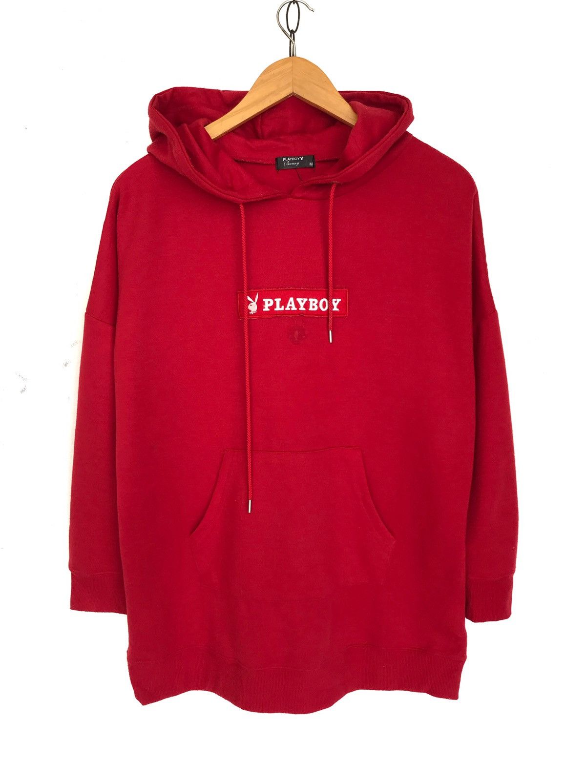 Playboy Playboy Box Logo Hoodie Pullover Jumper Size M / US 6-8 / IT 42-44 - 1 Thumbnail