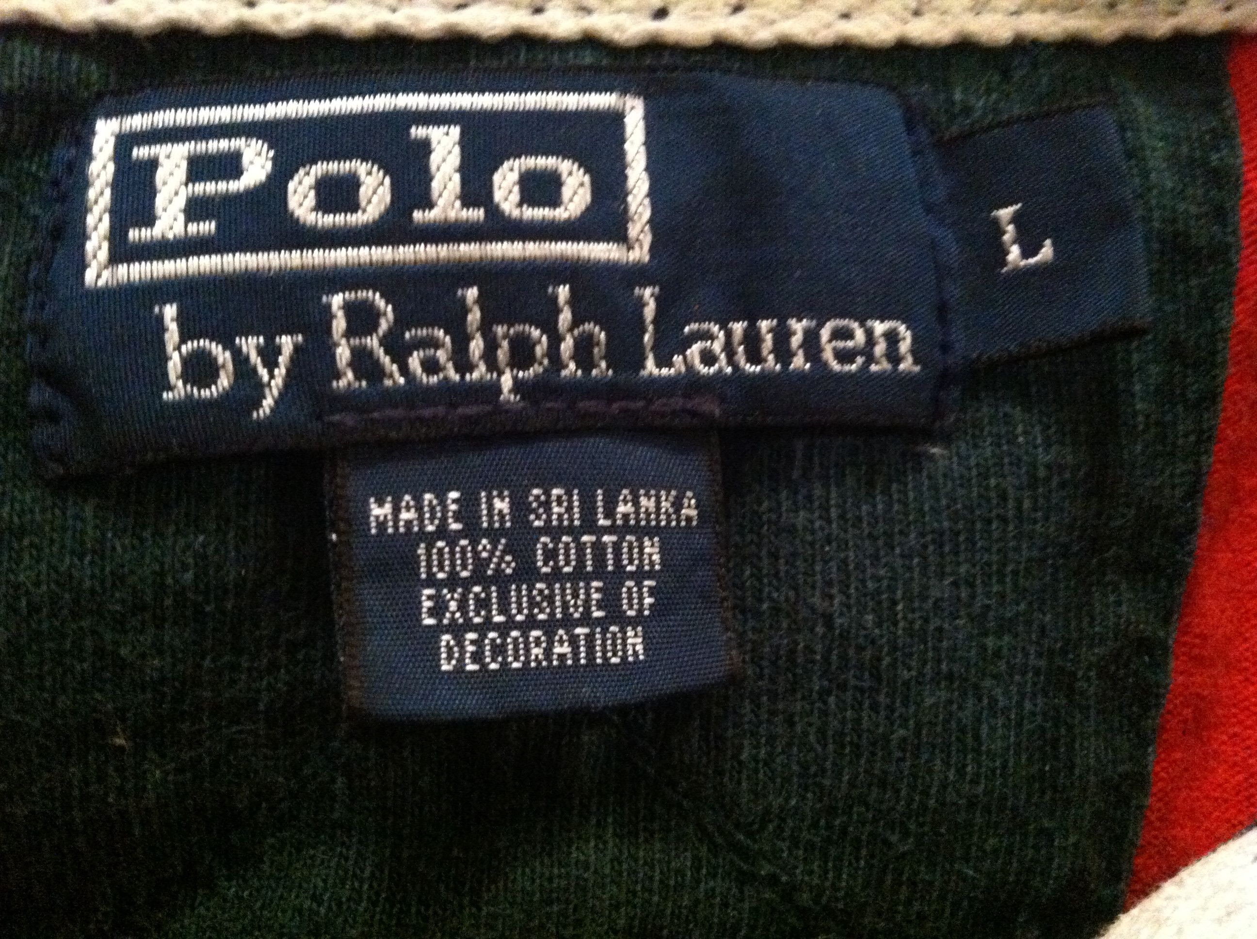 Polo Ralph Lauren POLO RALPH LAUREN MENS POLO SHIRT SIZE: L Size US L / EU 52-54 / 3 - 9 Thumbnail