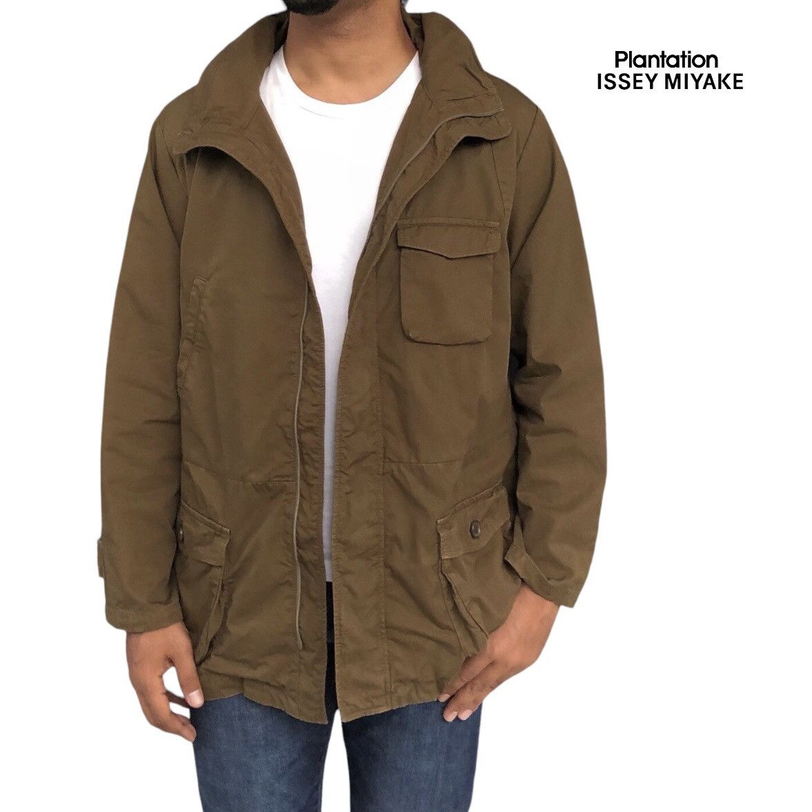Issey Miyake Plantation by Issey Miyake Cotton Warmer Jacket Size US M / EU 48-50 / 2 - 1 Thumbnail