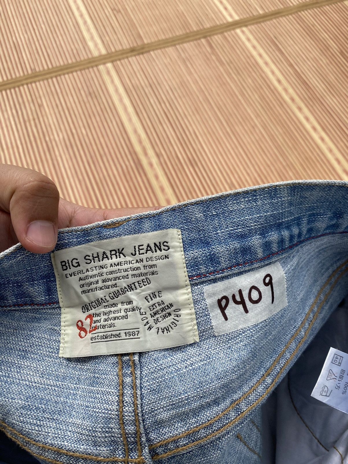 Vintage Vintage Big Shark Distressed Pant Size US 30 / EU 46 - 8 Thumbnail