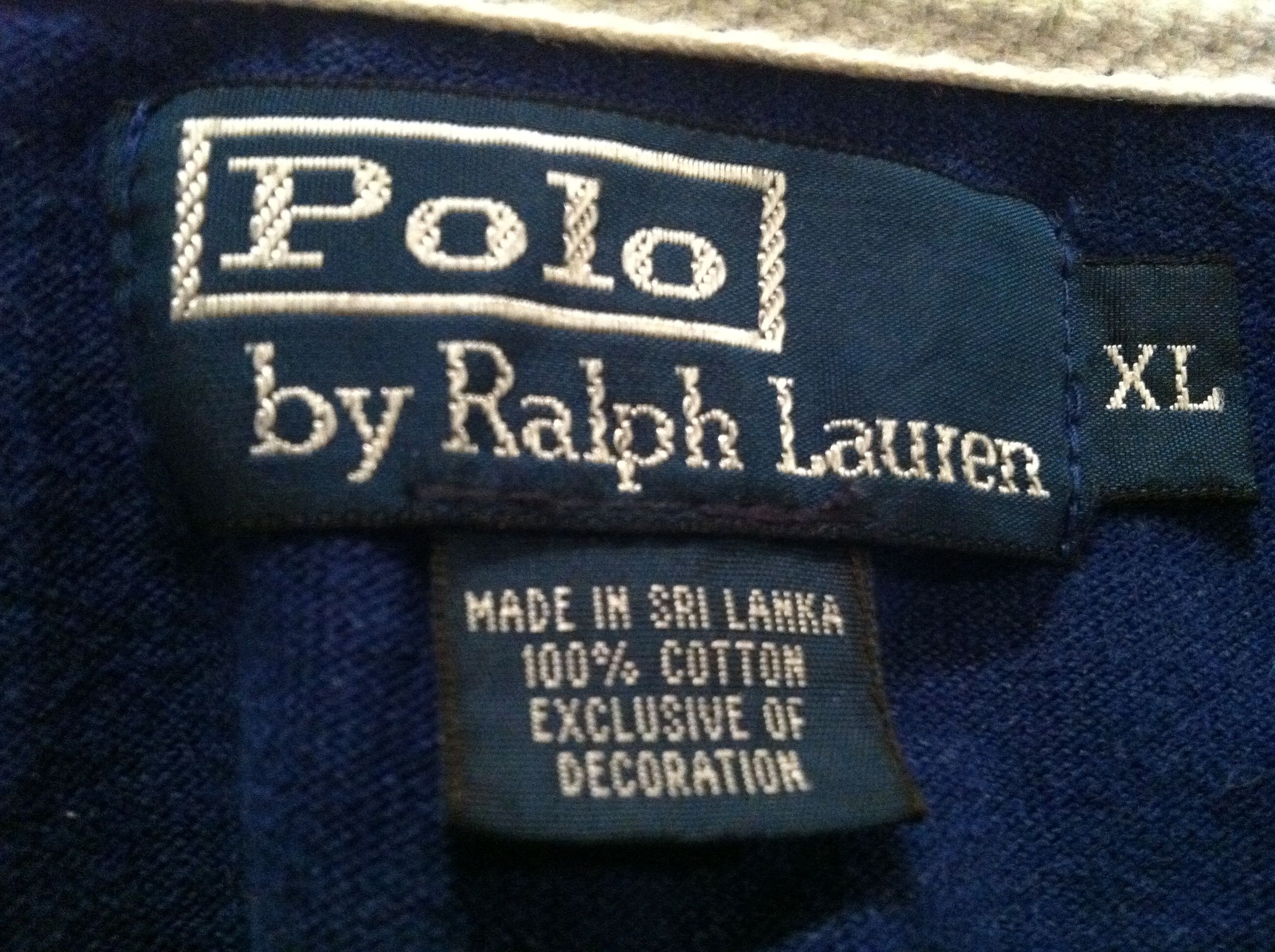 Polo Ralph Lauren POLO RALPH LAUREN MENS POLO SHIRT SIZE: XL Size US XL / EU 56 / 4 - 9 Thumbnail