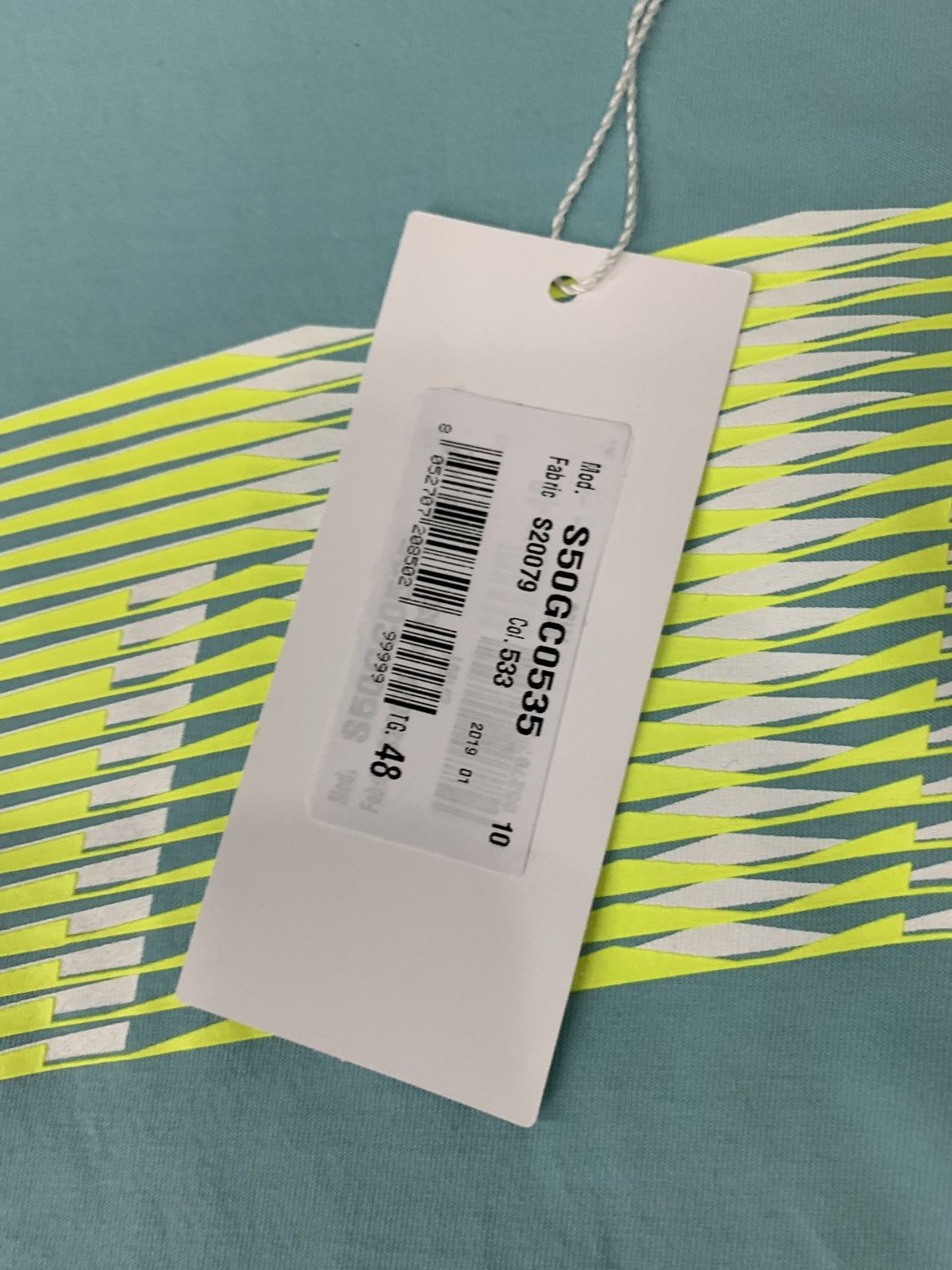 Maison Margiela Mint Green Logo Tee, SS Size US S / EU 44-46 / 1 - 8 Thumbnail