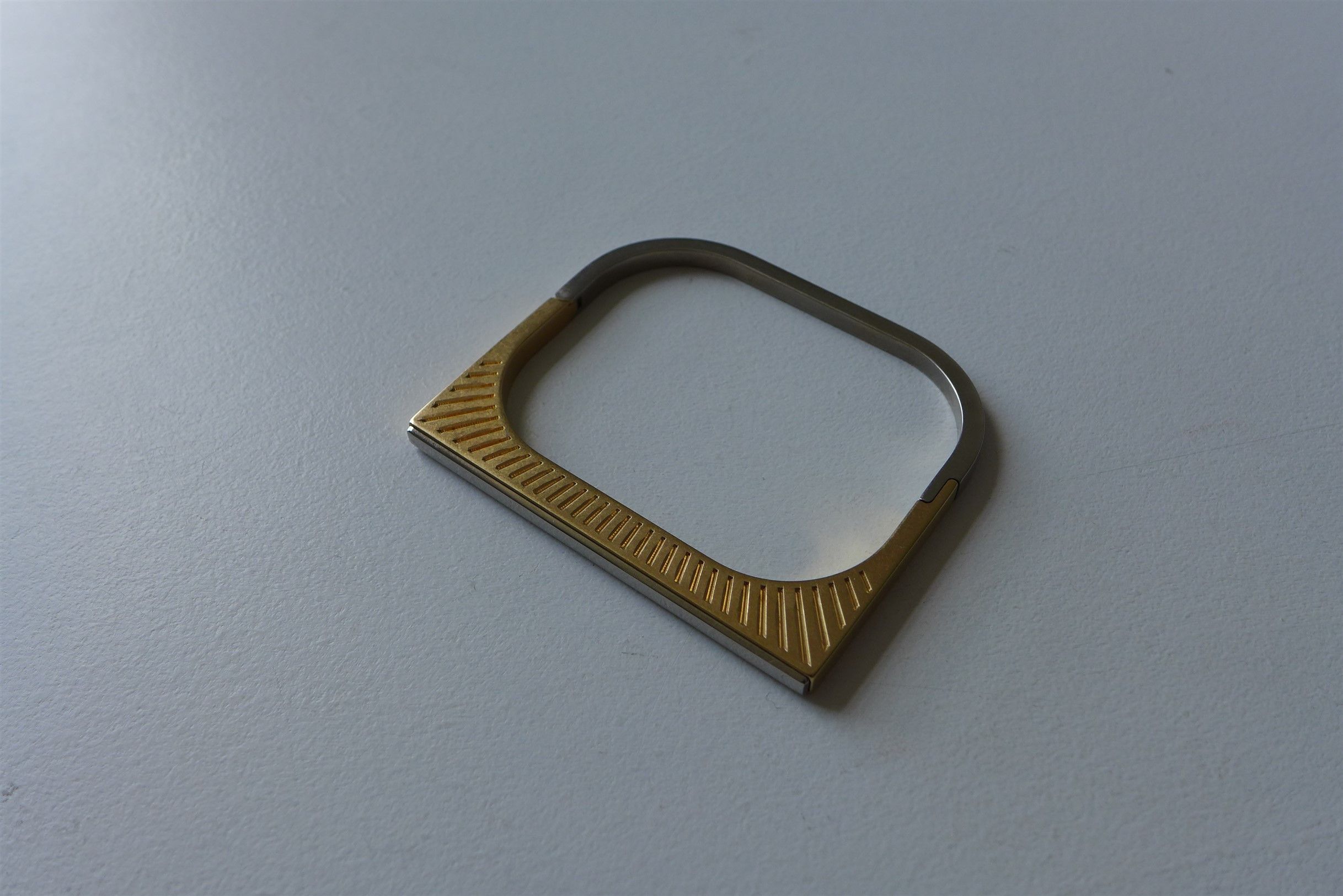 Maison Margiela Margiela Engraved Bracelet - Gold & Silver Ottone Brass Size ONE SIZE - 5 Thumbnail