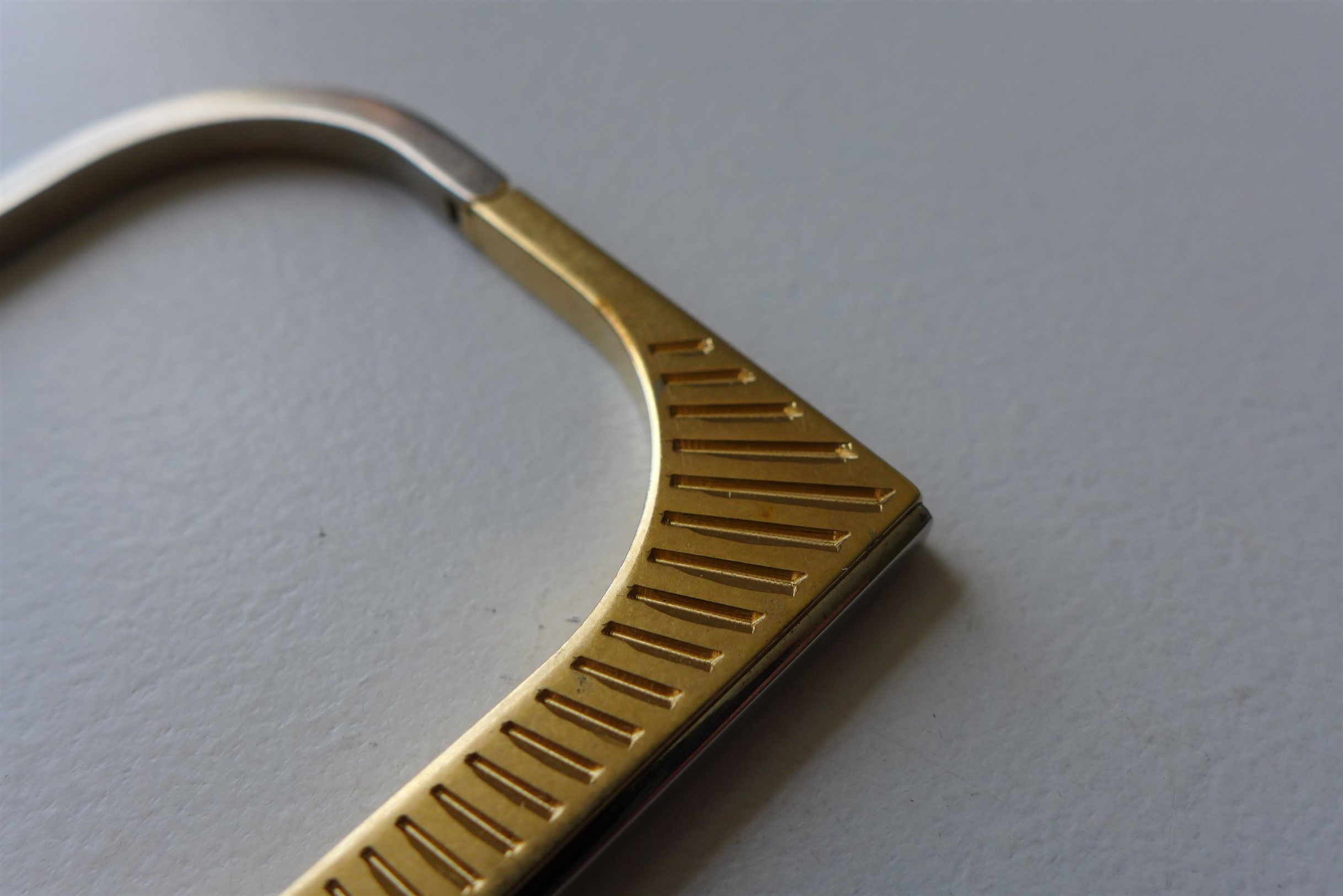 Maison Margiela Margiela Engraved Bracelet - Gold & Silver Ottone Brass Size ONE SIZE - 10 Thumbnail