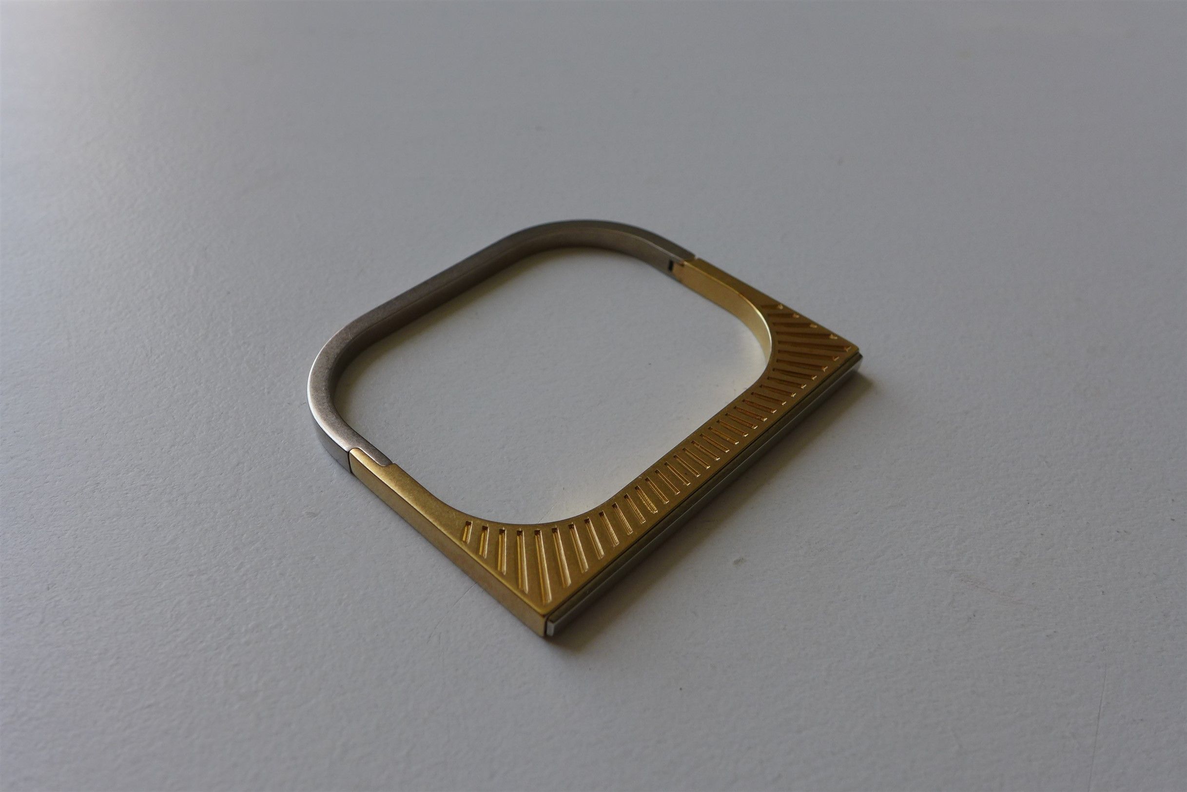 Maison Margiela Margiela Engraved Bracelet - Gold & Silver Ottone Brass Size ONE SIZE - 1 Thumbnail