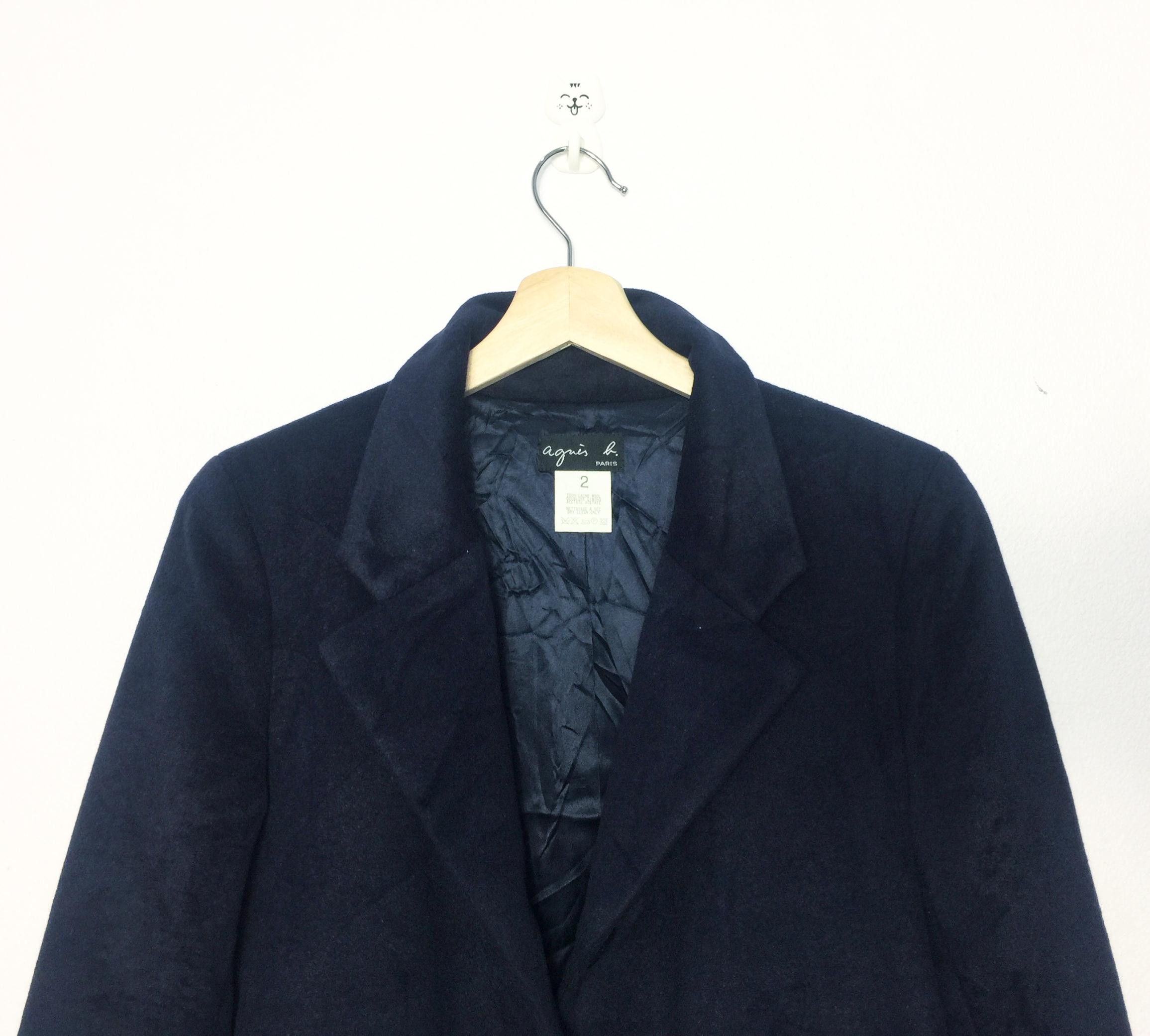 Designer × Vintage × agnes b. Rare Vintage 90s Agnes B Paris Wool