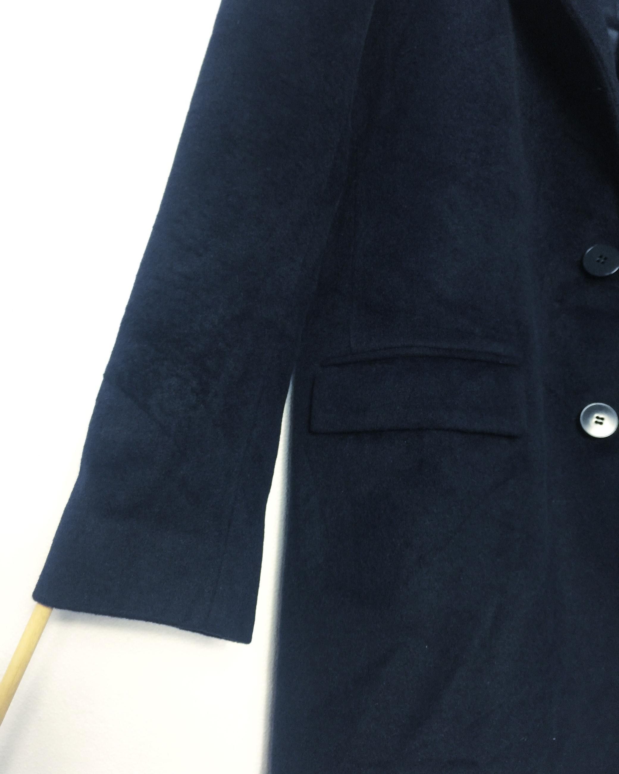 Designer × Vintage × agnes b. Rare Vintage 90s Agnes B Paris Wool Overcoat Jacket Size US M / EU 48-50 / 2 - 4 Thumbnail