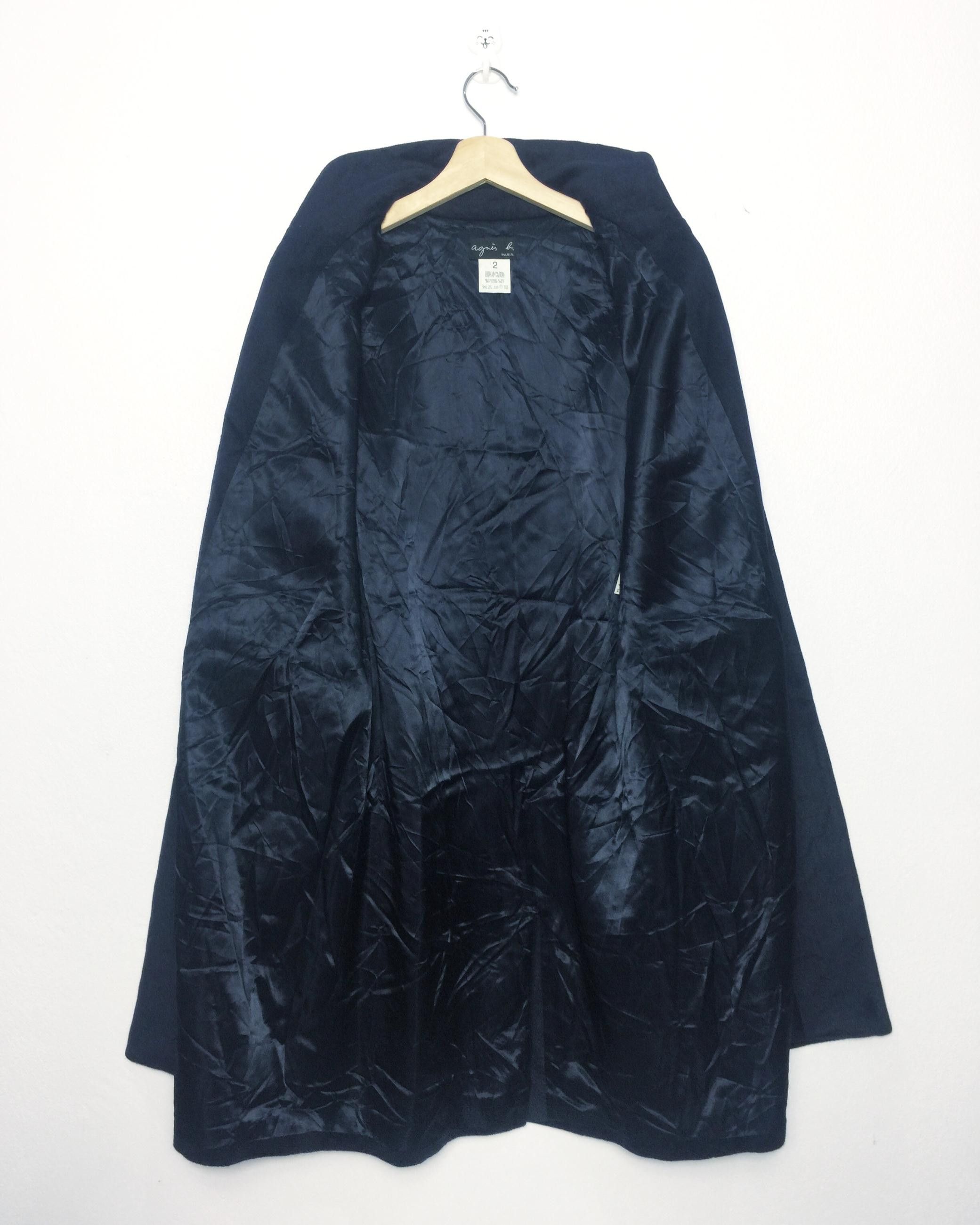 Designer × Vintage × agnes b. Rare Vintage 90s Agnes B Paris Wool Overcoat Jacket Size US M / EU 48-50 / 2 - 7 Thumbnail
